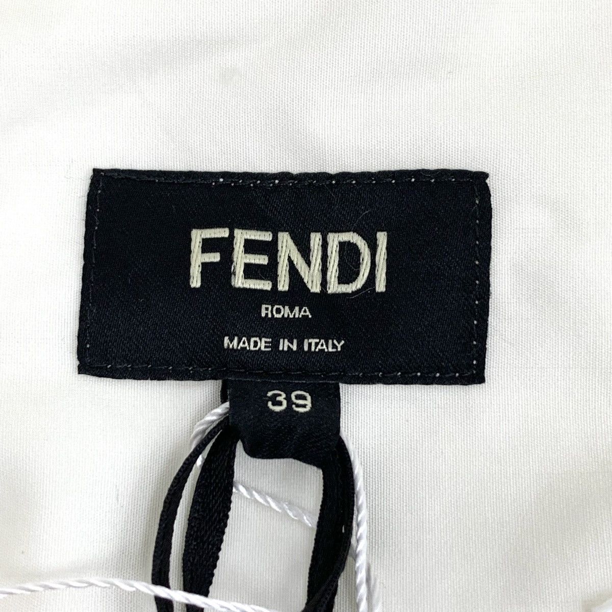 Fendi Fendi White Multi-pocket Long Sleeve Shirt K26WX Size US S / EU 44-46 / 1 - 5 Thumbnail