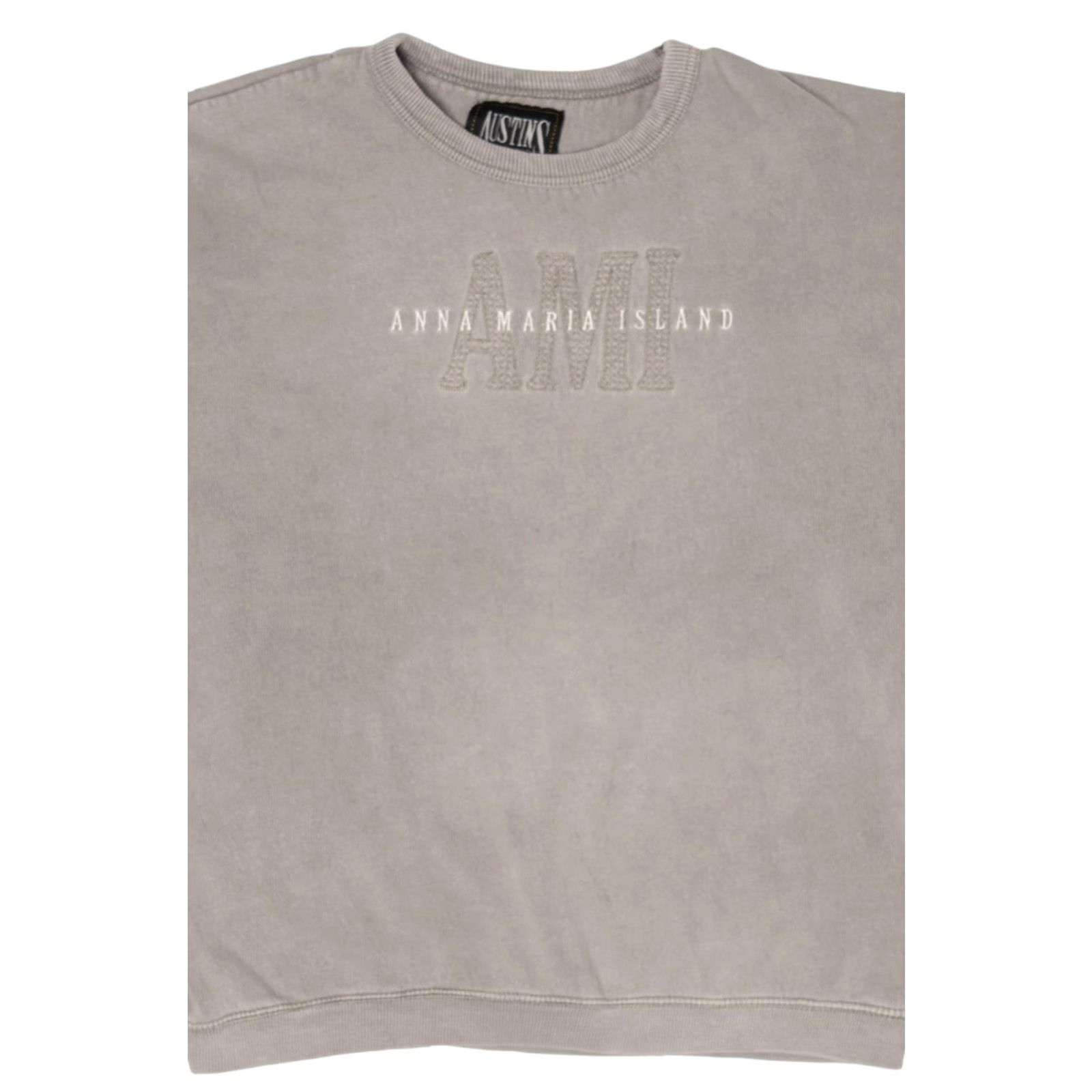 Vintage Light Gray Anna Maria Island Sweatshirt (2020s) Austins Inc Large Grey Sweatshirt Mens Womens Size US L / EU 52-54 / 3 - 5 Thumbnail