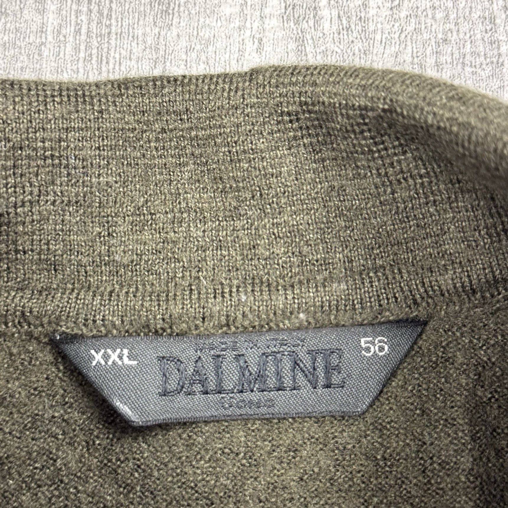 Vintage VINTAGE DALMINE ITALY MENS POLO SHIRT COLLARED KNIT PULLOVER SWEATER Green 2XL/56 Mens Size US XXL / EU 58 / 5 - 3 Thumbnail
