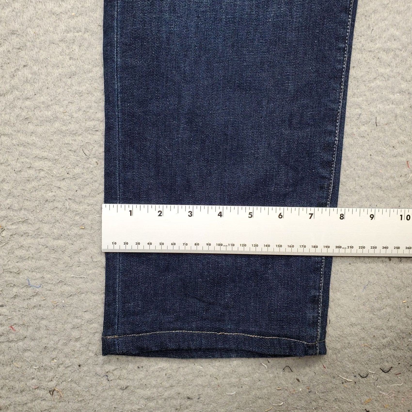 Vintage Joe's Jeans Womens 33 Blue Denim Faded Single-Stitch 5-Pocket Straight Leg Jeans Size 24" / US 00 / IT 34 - 5 Thumbnail