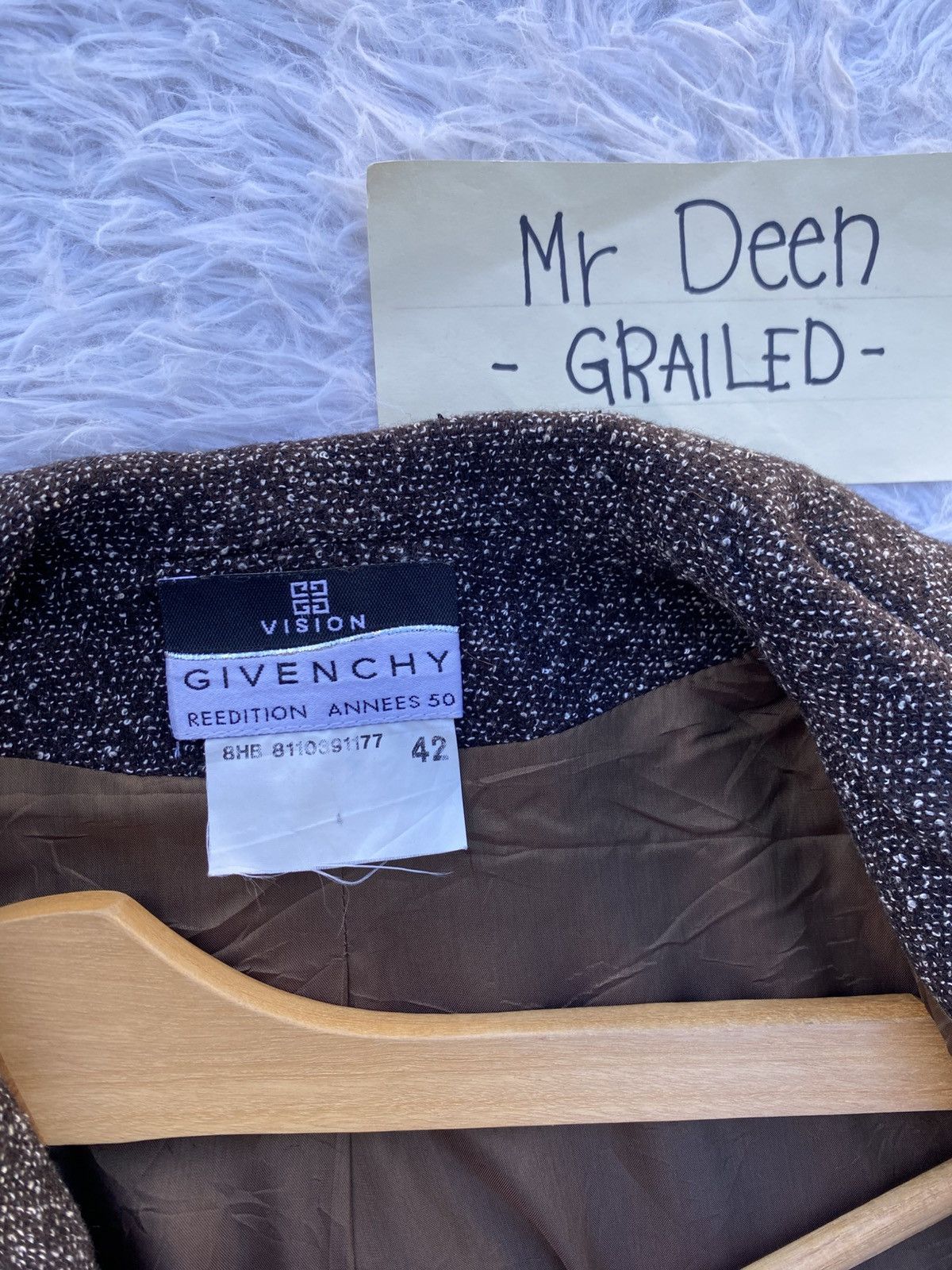 Givenchy Rare Vintage GIVENCHY Wool Jacket Size M / US 6-8 / IT 42-44 - 11 Thumbnail
