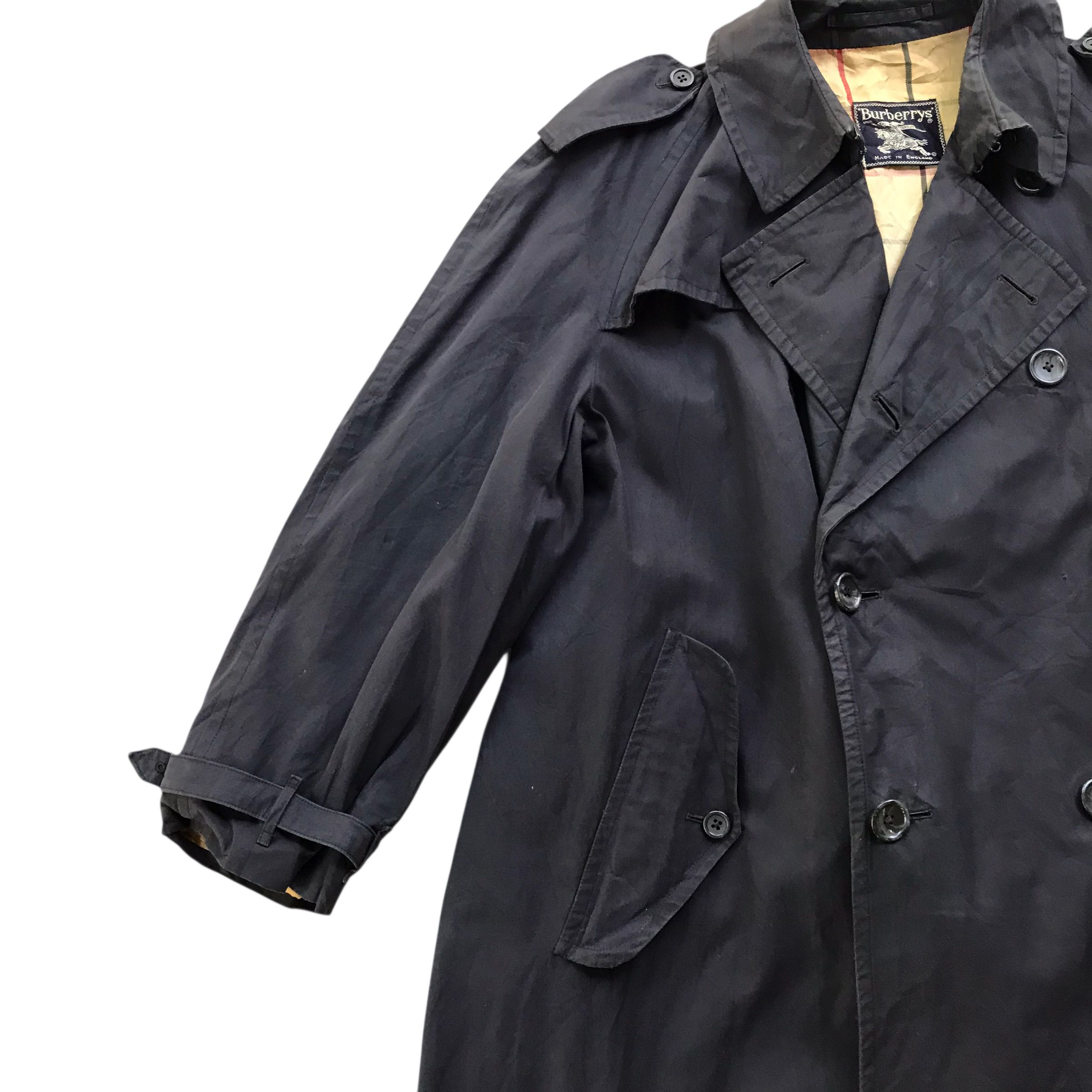 Burberry Rare Vintage 80s Burberry Nova Check Belted Commander II Size US L / EU 52-54 / 3 - 11 Thumbnail