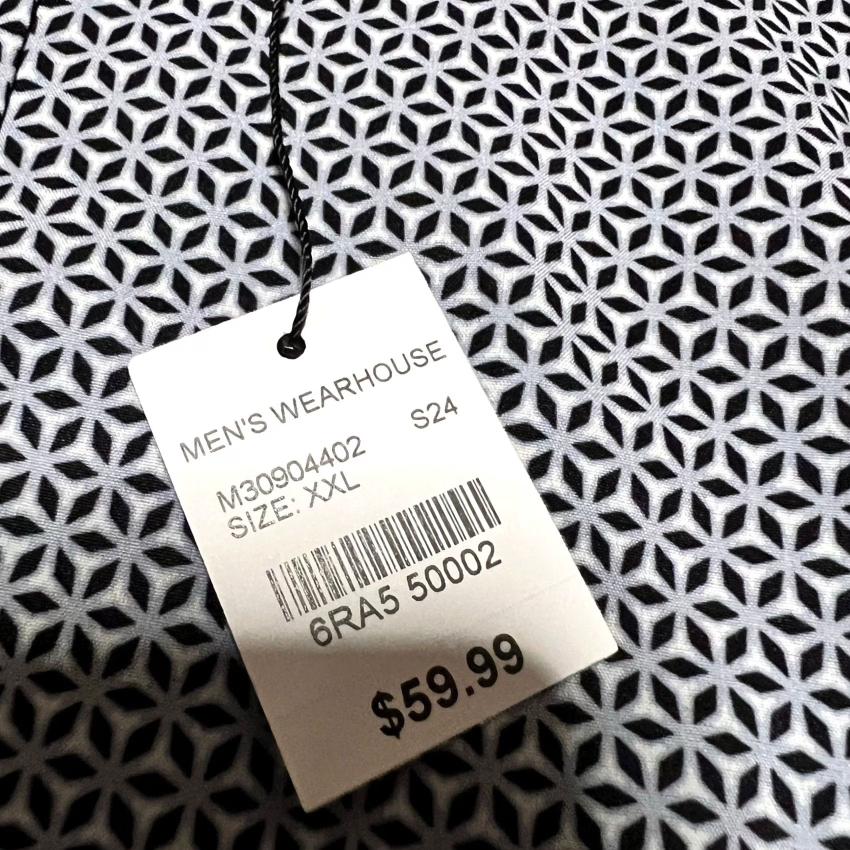 Kenneth Cole Kenneth Cole Golf Shirt Mens XXL Short Sleeve Performance Button Geometric Gray 2XL Size US XXL / EU 58 / 5 - 2 Thumbnail