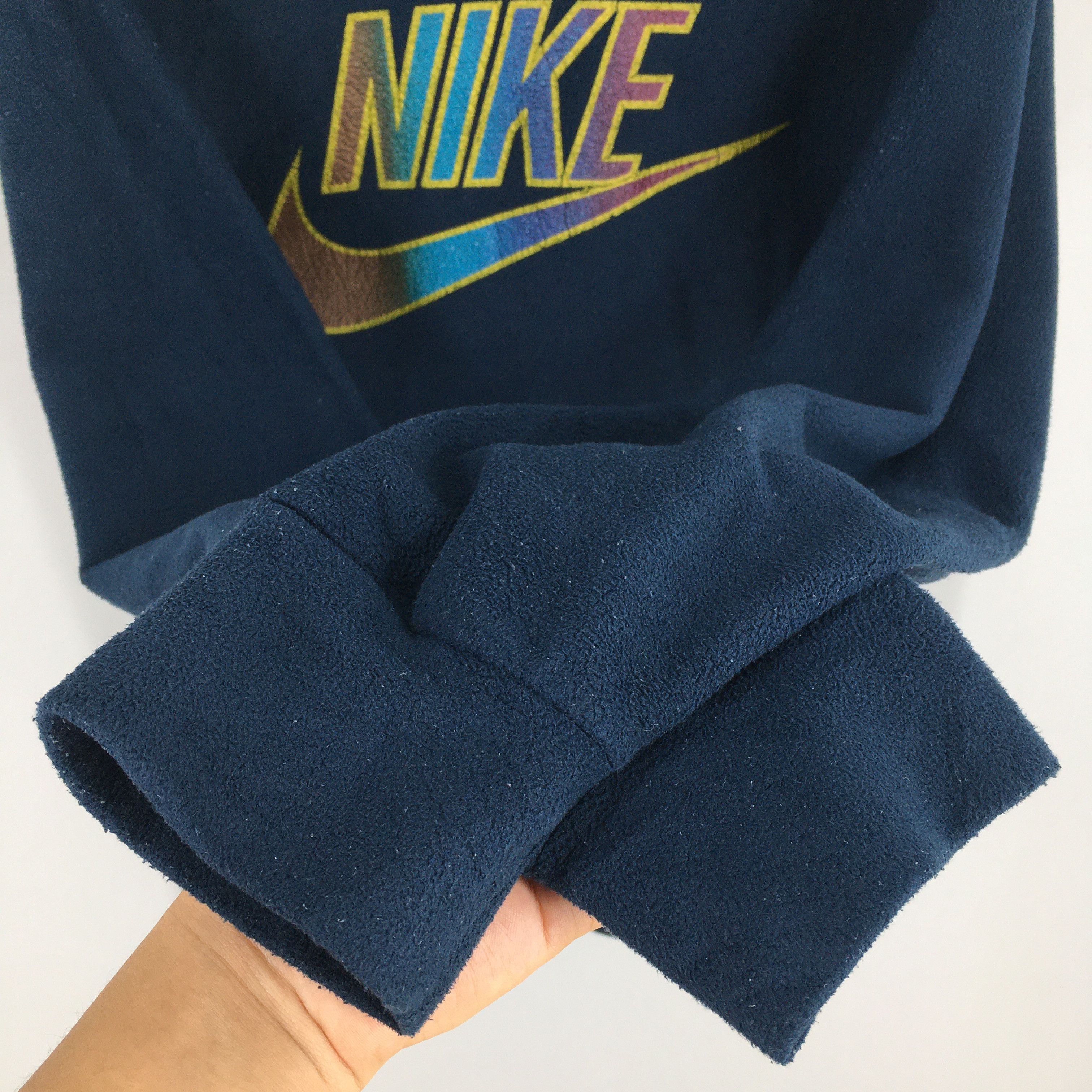 Nike × Nike ACG Vintage 90's Nike Swoosh Blue Hoodie Sweatshirts Large Size US L / EU 52-54 / 3 - 5 Thumbnail