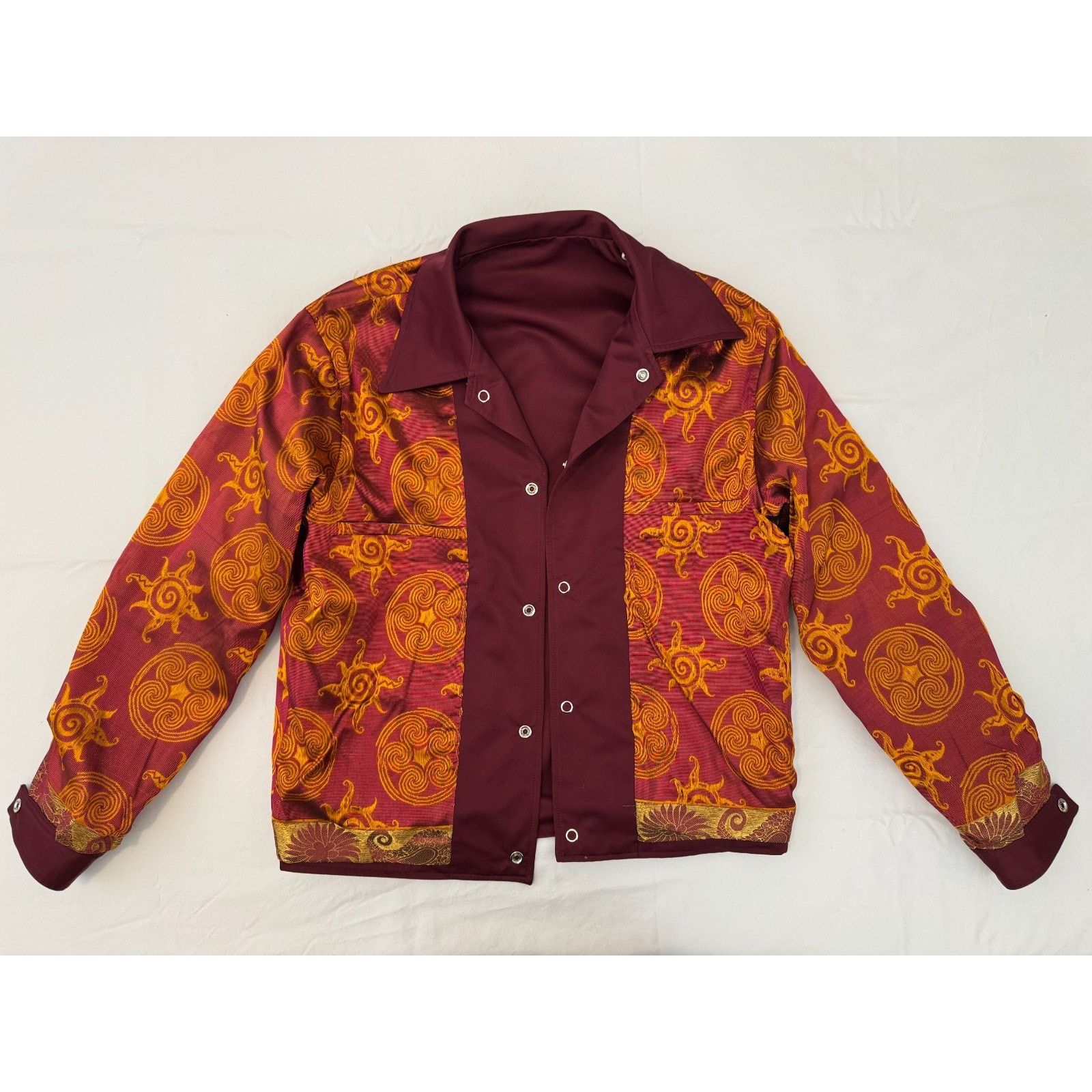 Other OursAgain New York Track Jacket Lined in Silk Saree Size L Size US L / EU 52-54 / 3 - 2 Thumbnail