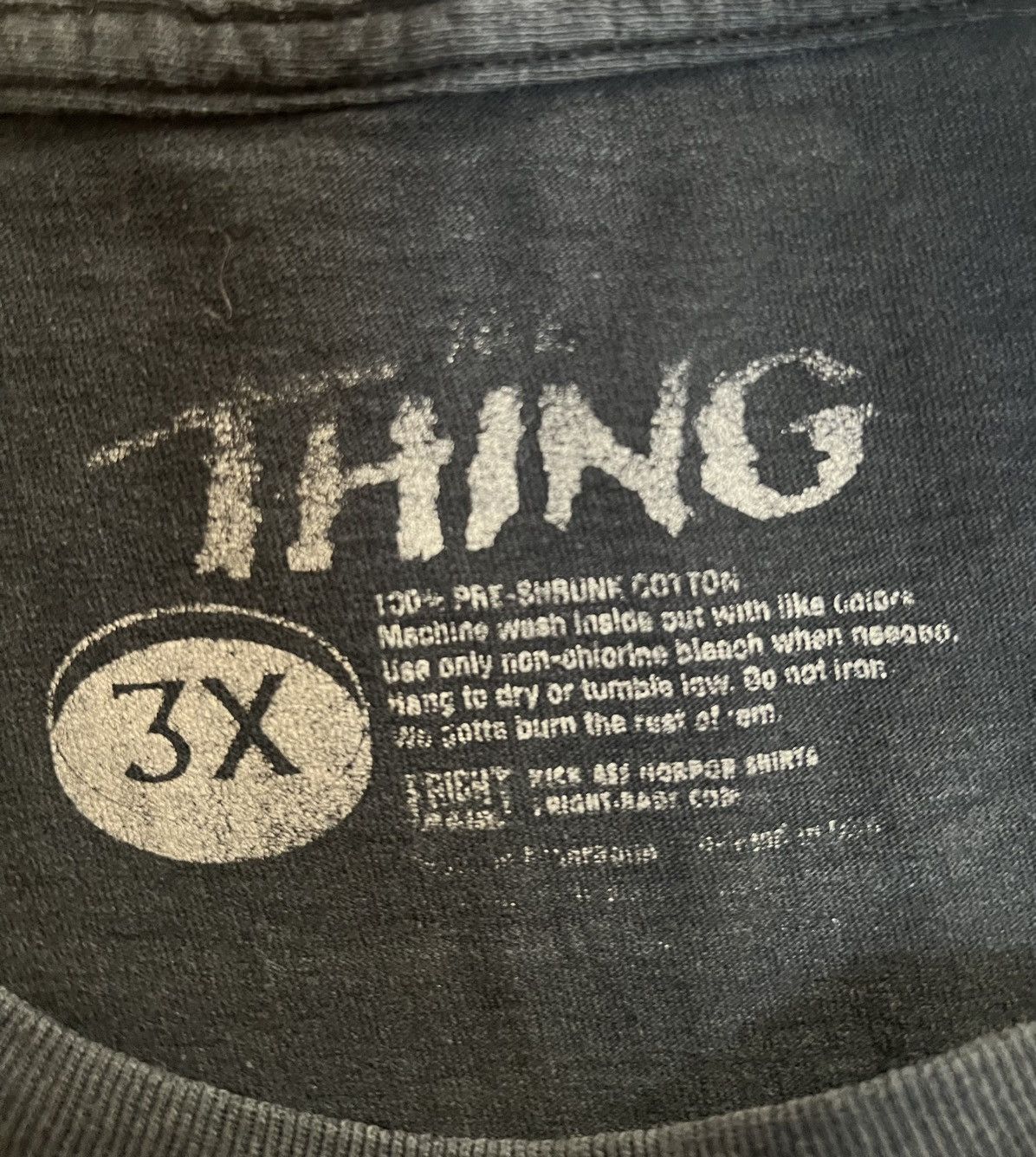 Other The Thing Horror Movie Graphic Tee 3XL Black Size US XXL / EU 58 / 5 - 4 Thumbnail