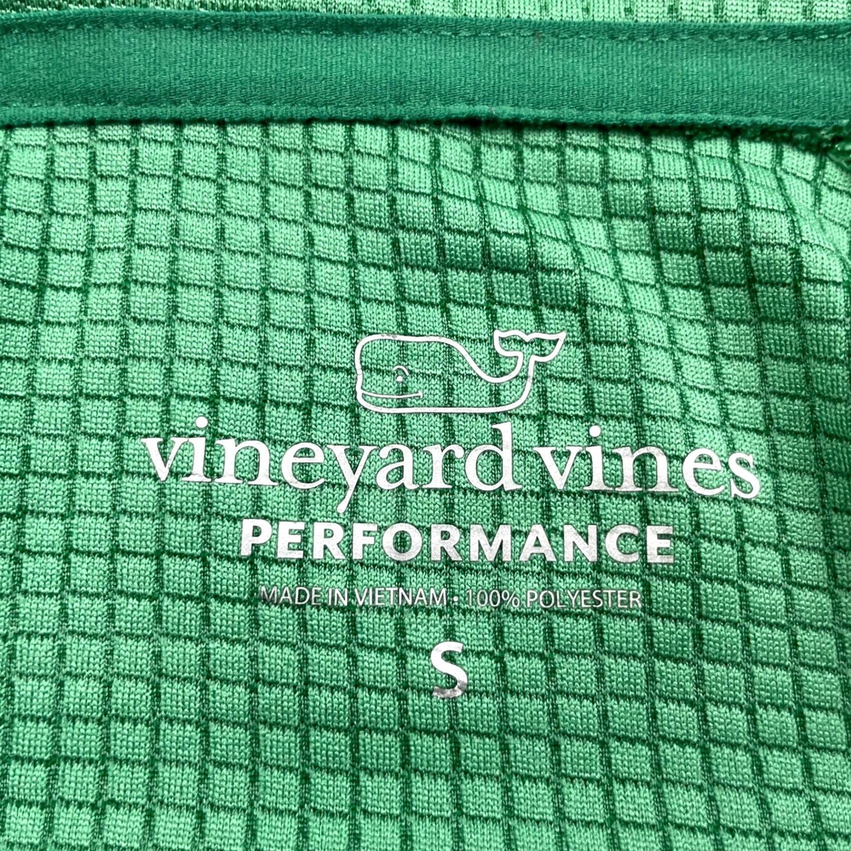 Vineyard Vines Vineyard Vines PGA Tour Issued UKG 1/4 Zip Pullover Green Small Men’s Mock Neck Thermal Lined Golf Activewear Size US S / EU 44-46 / 1 - 4 Thumbnail