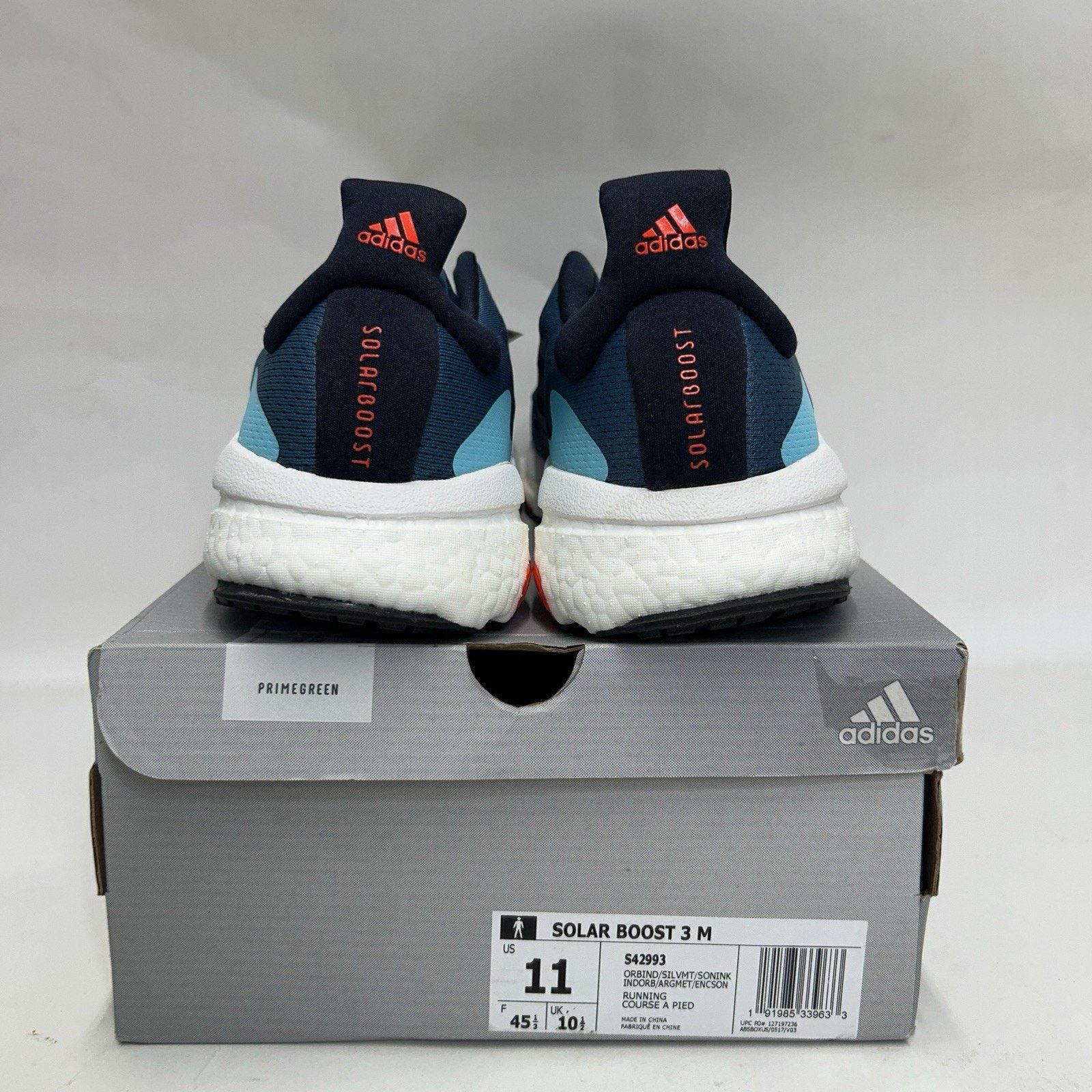 Adidas Adidas Solar Boost 3 “Orbit indigo Silver Ink Blue” S42993 Size US 11 / EU 44 - 4 Thumbnail