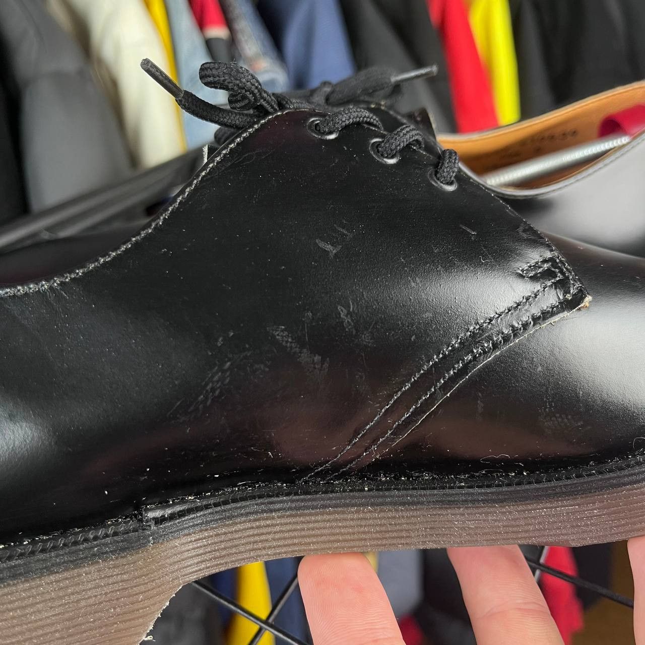 Dr. Martens RARE Dr Martens Royal Mail One In A Million Leather Shoes Size US 10 / EU 43 - 12 Thumbnail