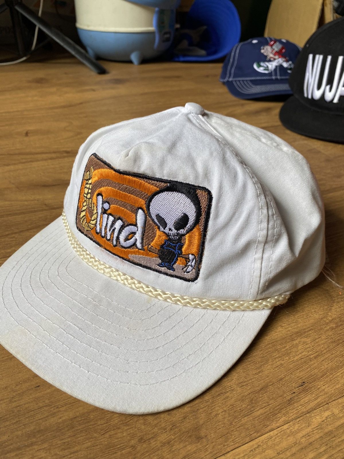 Vintage Vintage Rope Hat BLIND SKATEBOARDS 00s Size ONE SIZE - 3 Thumbnail