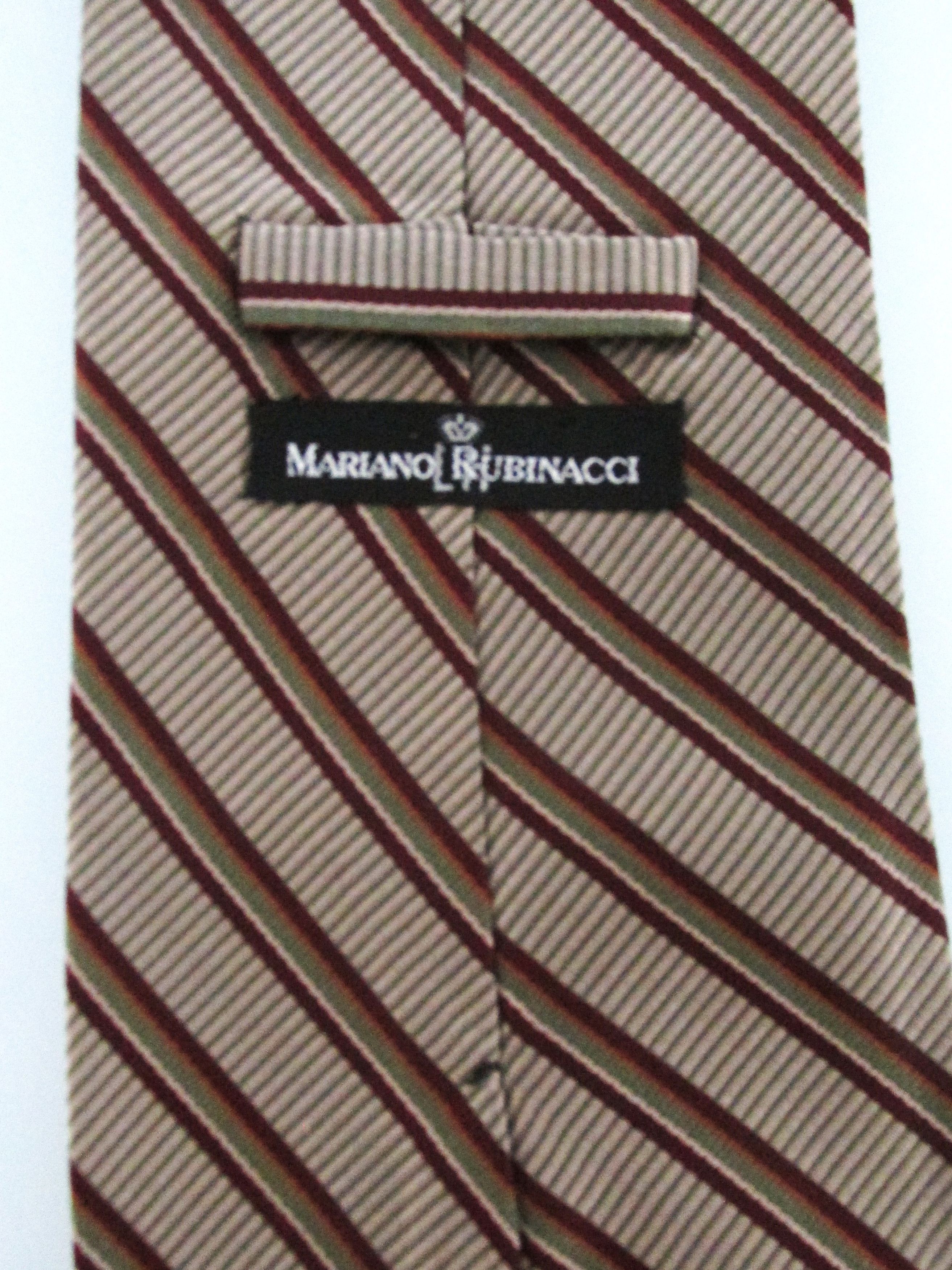 Vintage Mariano Rubinacci Vintage Men's Silk Tie Size ONE SIZE - 5 Thumbnail