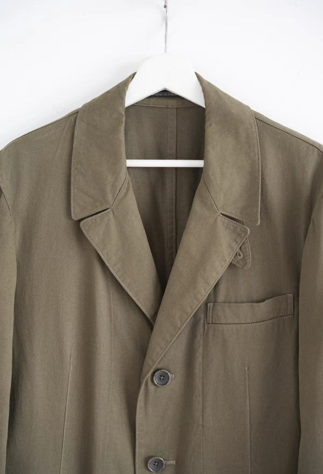 Yohji Yamamoto Yohji Yamamoto 22SS Zipped Dr.Jkt Coat J4 Size US S / EU 44-46 / 1 - 3 Thumbnail