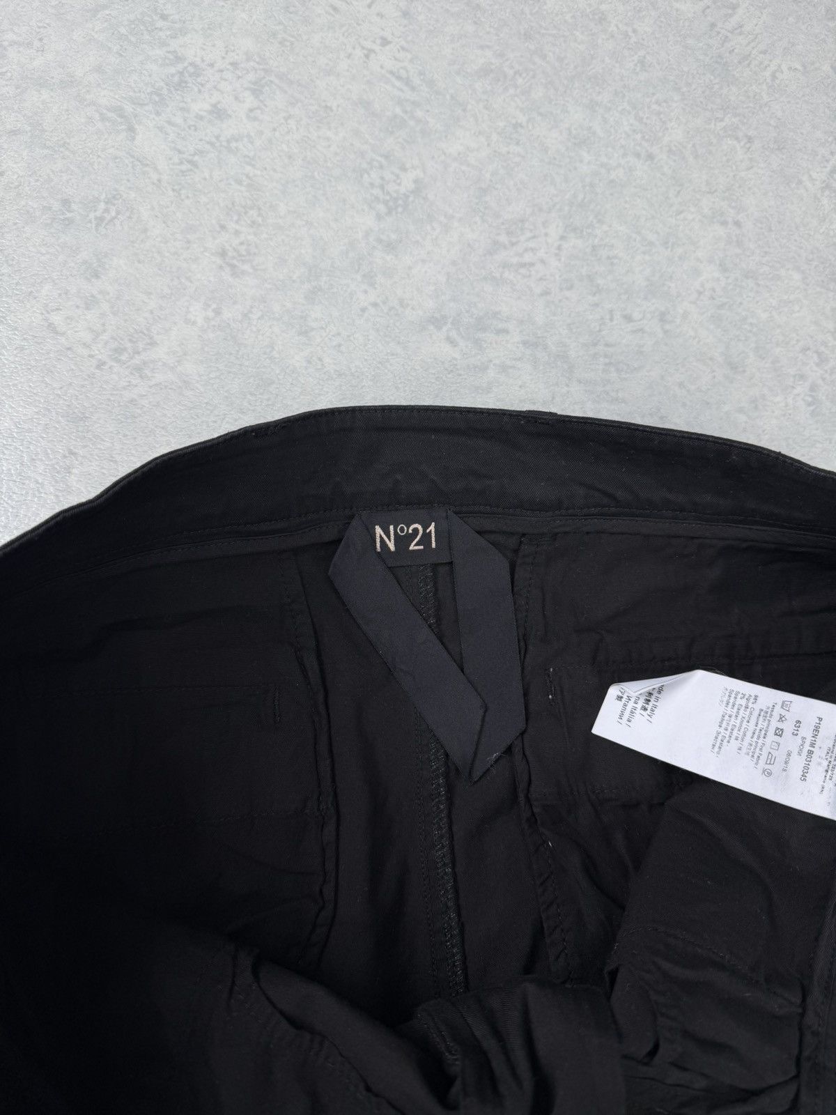 N21 N21 Black Cotton Trousers Pants Size 46 Size US 31 - 6 Thumbnail