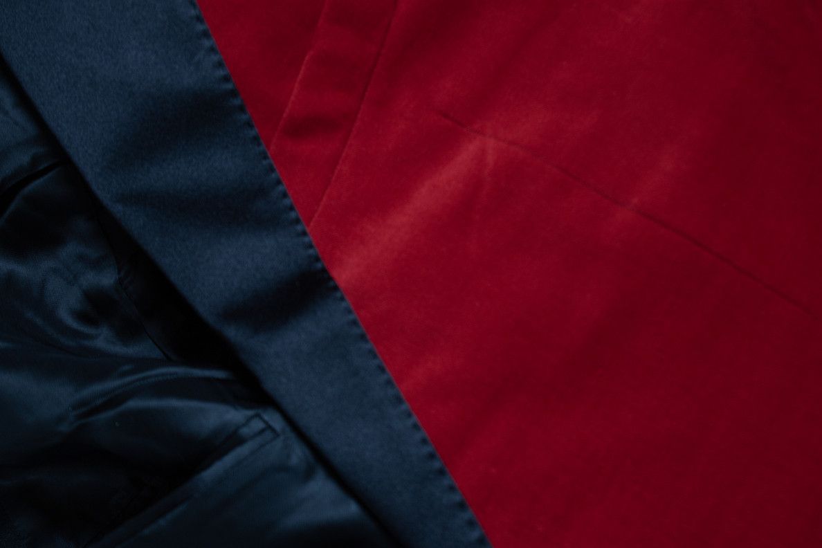 Lanvin Lanvin, Red velvet blazer Size 52R - 7 Thumbnail