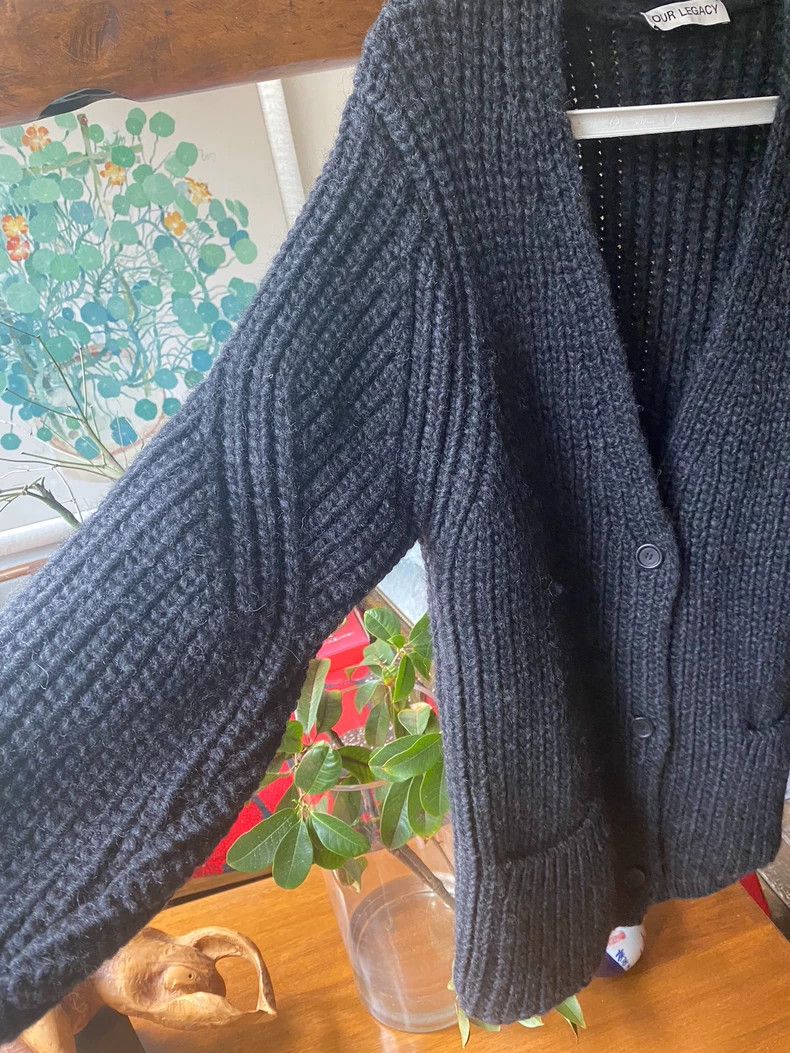 Our Legacy Our Legacy Thick wool sweater coat Size US XXS / EU 40 - 5 Thumbnail