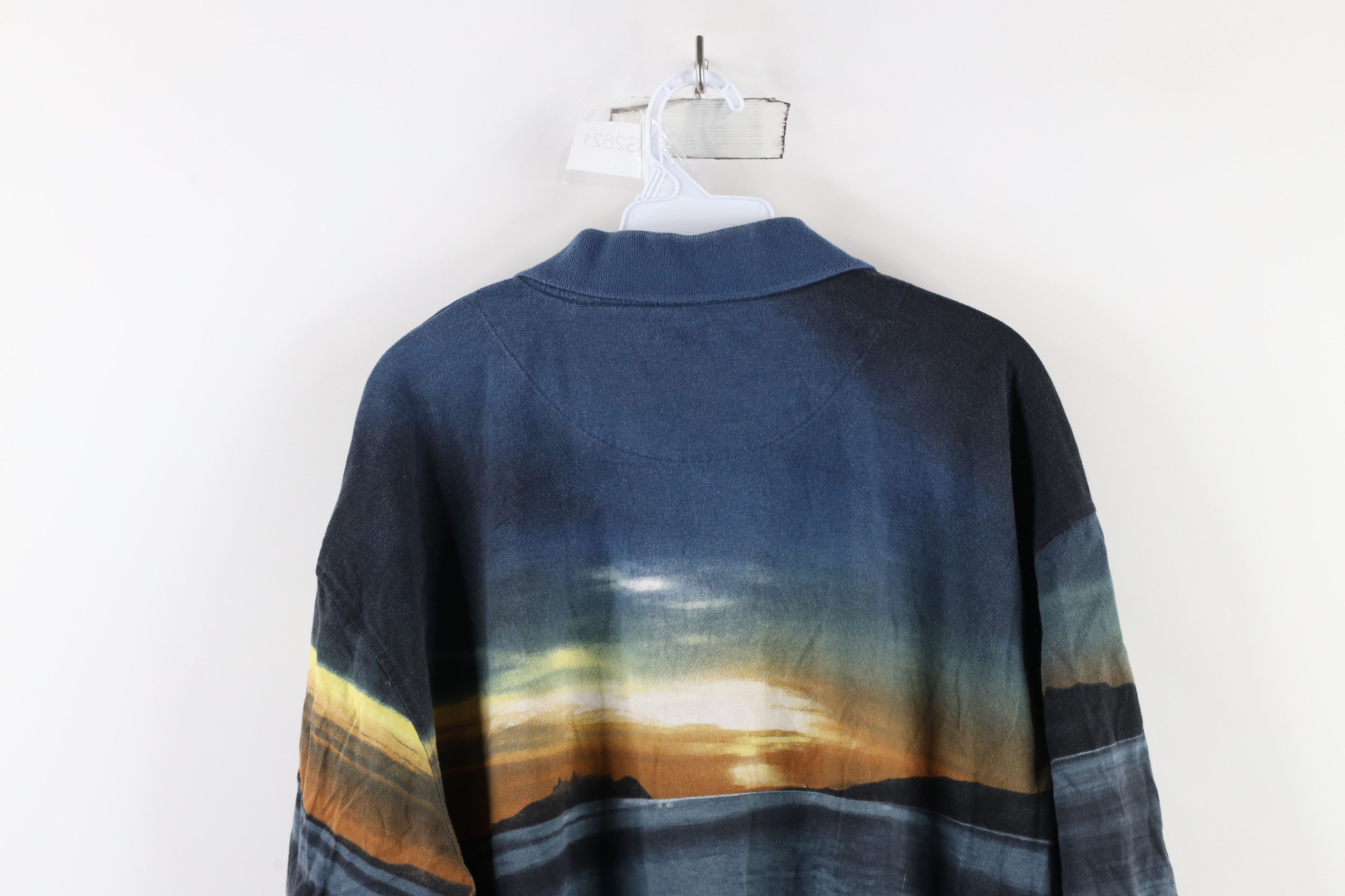 Vintage Vintage 90s Streetwear Sunset All Over Print Golf Polo Shirt Size US XXL / EU 58 / 5 - 14 Thumbnail