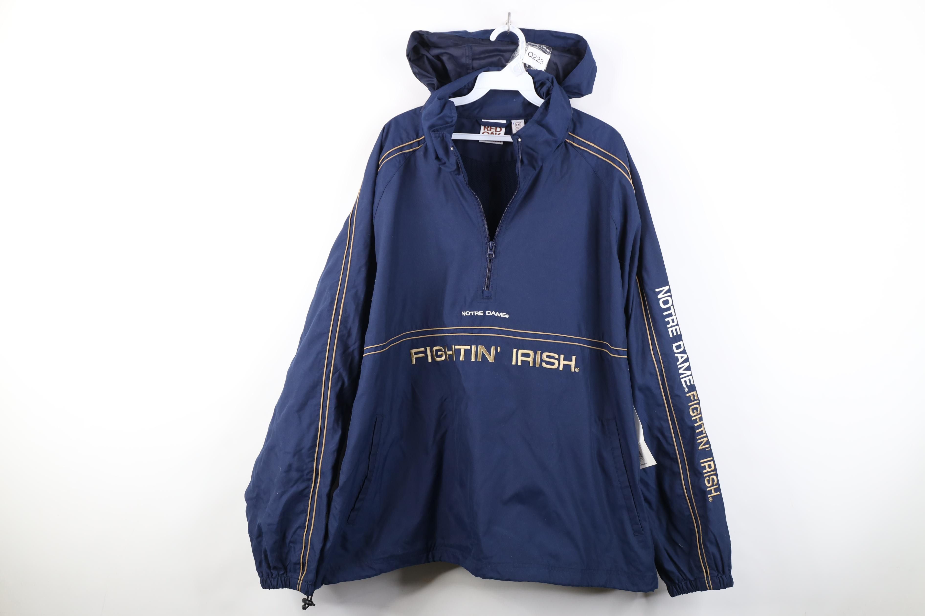 Vintage Deadstock Vintage 90s Y2K University Hooded Anorak Jacket Size US XXL / EU 58 / 5 - 1 Thumbnail