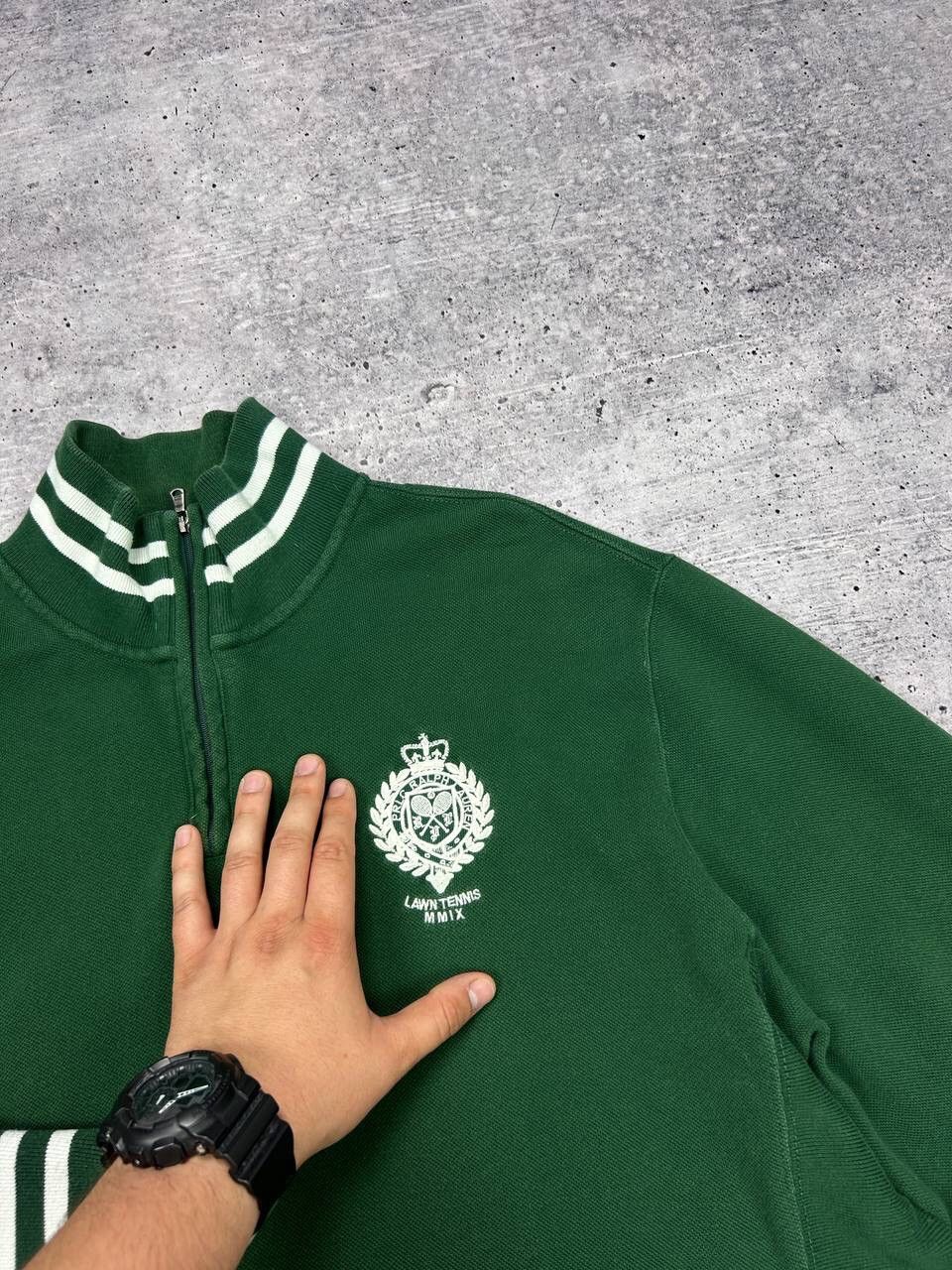 Polo Ralph Lauren × Vintage Vintage Polo Ralph Lauren 90’s Y2K Style 1/3 Zip Sweatshirt Size US XL / EU 56 / 4 - 6 Thumbnail
