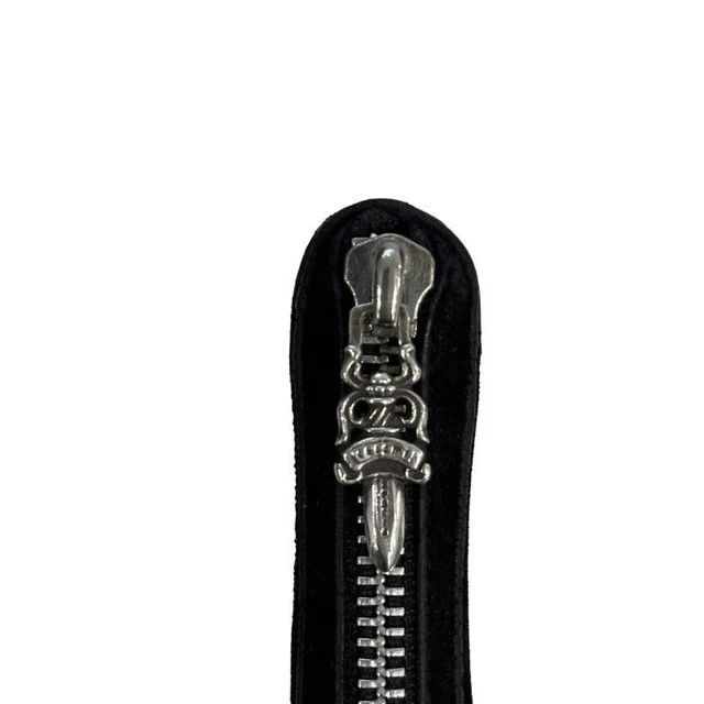 Chrome Hearts Chrome Hearts Cowhide Rec F Fleur Knee Wallet Black Size ONE SIZE - 7 Thumbnail