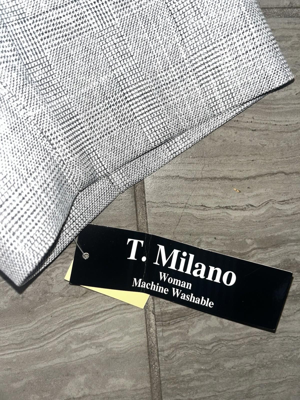 Other T.Milano Gray Plaid 3/4 Sleeve Ruffle Jacket Skirt Set 22W Size 3XL / US 20-22 - 3 Thumbnail