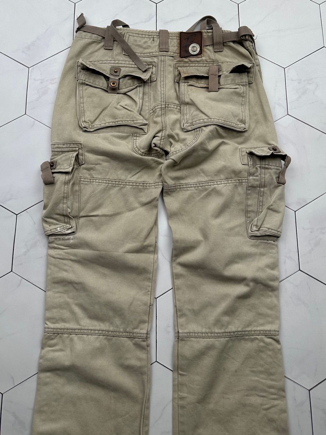 Japanese Brand Vintage Bondage Cargo Pants (B397)E2 Size US 30 / EU 46 - 6 Thumbnail
