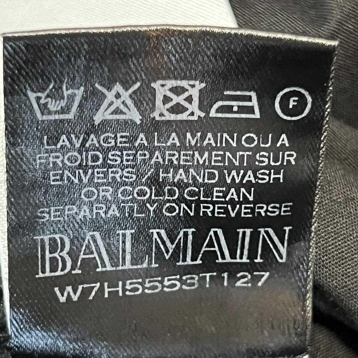 Balmain BALMAIN Cotton Elastane Biker Pants Size US 31 - 6 Thumbnail