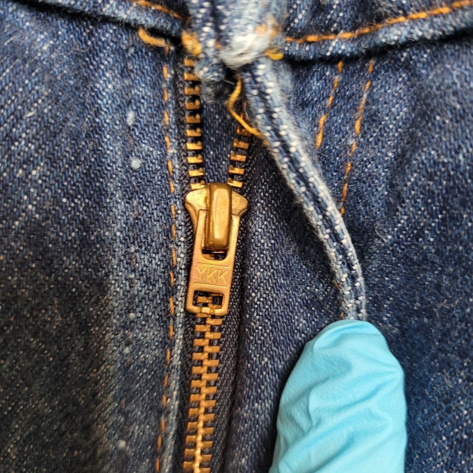 Levi's VTG 80s Levis 619 Orange Tab Jeans Mens 37x28 Canada Size US 37 - 4 Thumbnail
