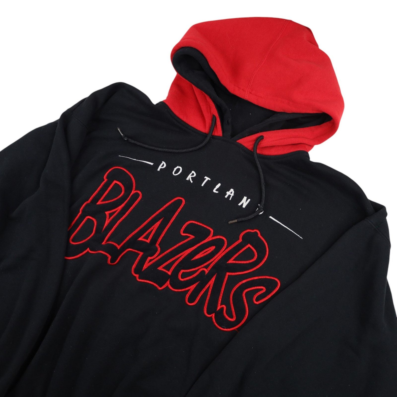 NBA × Starter × Vintage Vintage Starter Portland Blazers Double Hood Hoodie Size US XL / EU 56 / 4 - 2 Thumbnail