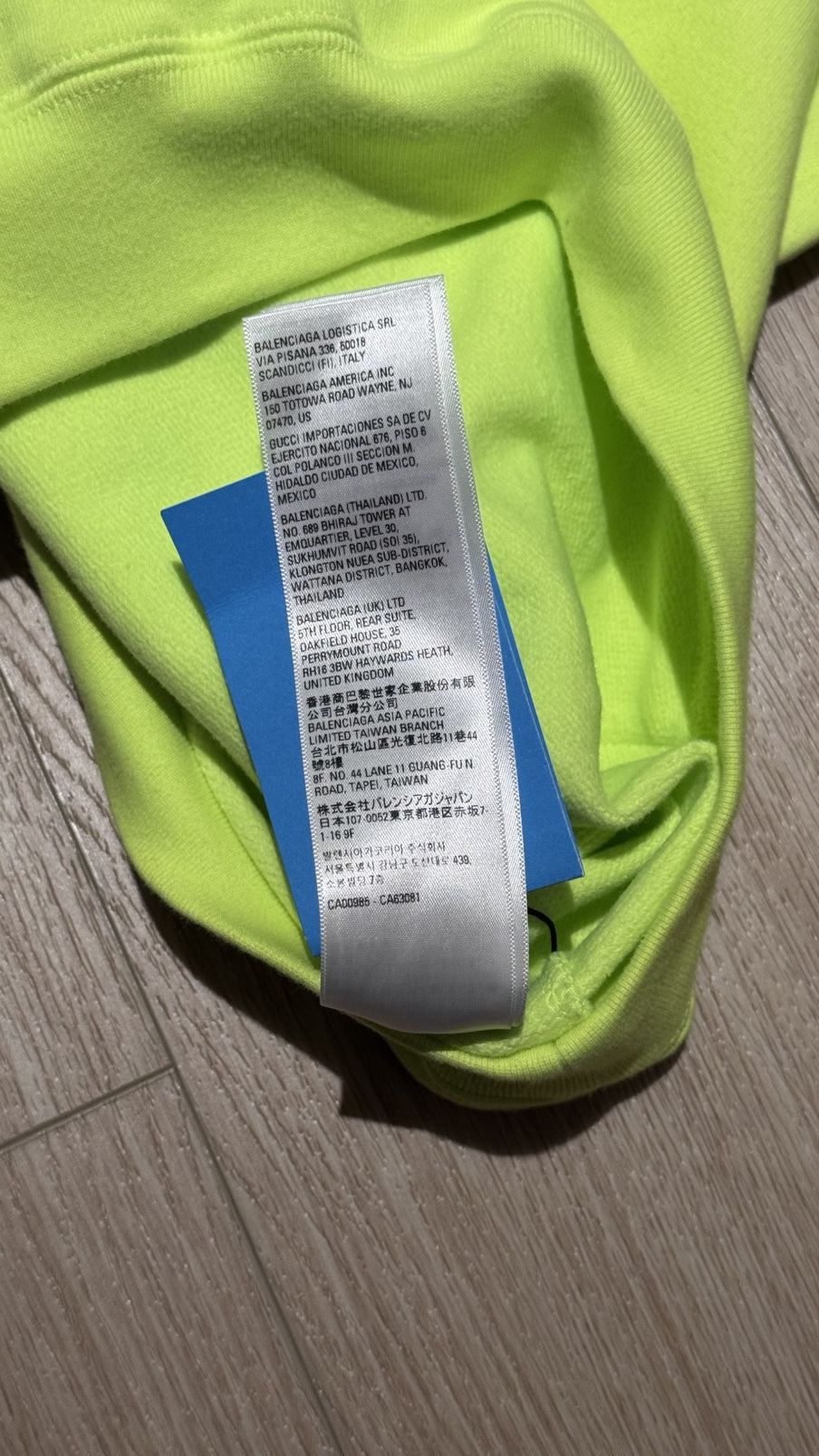 Balenciaga Balenciaga WFD World Food Programme Green Hoodie Size US XXS / EU 40 - 8 Thumbnail