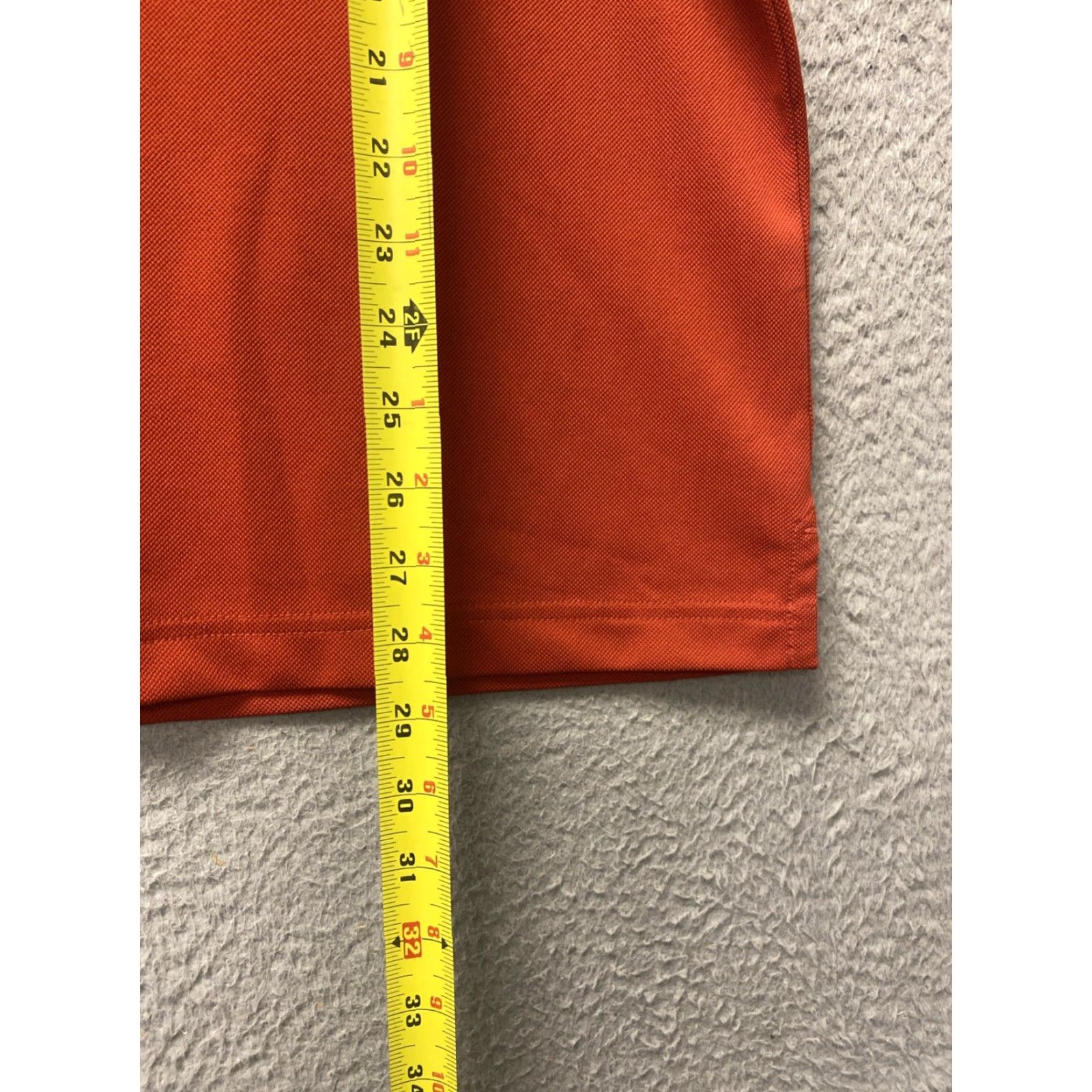Eddie Bauer Eddie Bauer Polo Shirt Mens Large Fire Brick Collared Short Sleeve - 13910 Regular knit Polyester Outdoor Classic Retro Size US L / EU 52-54 / 3 - 5 Thumbnail