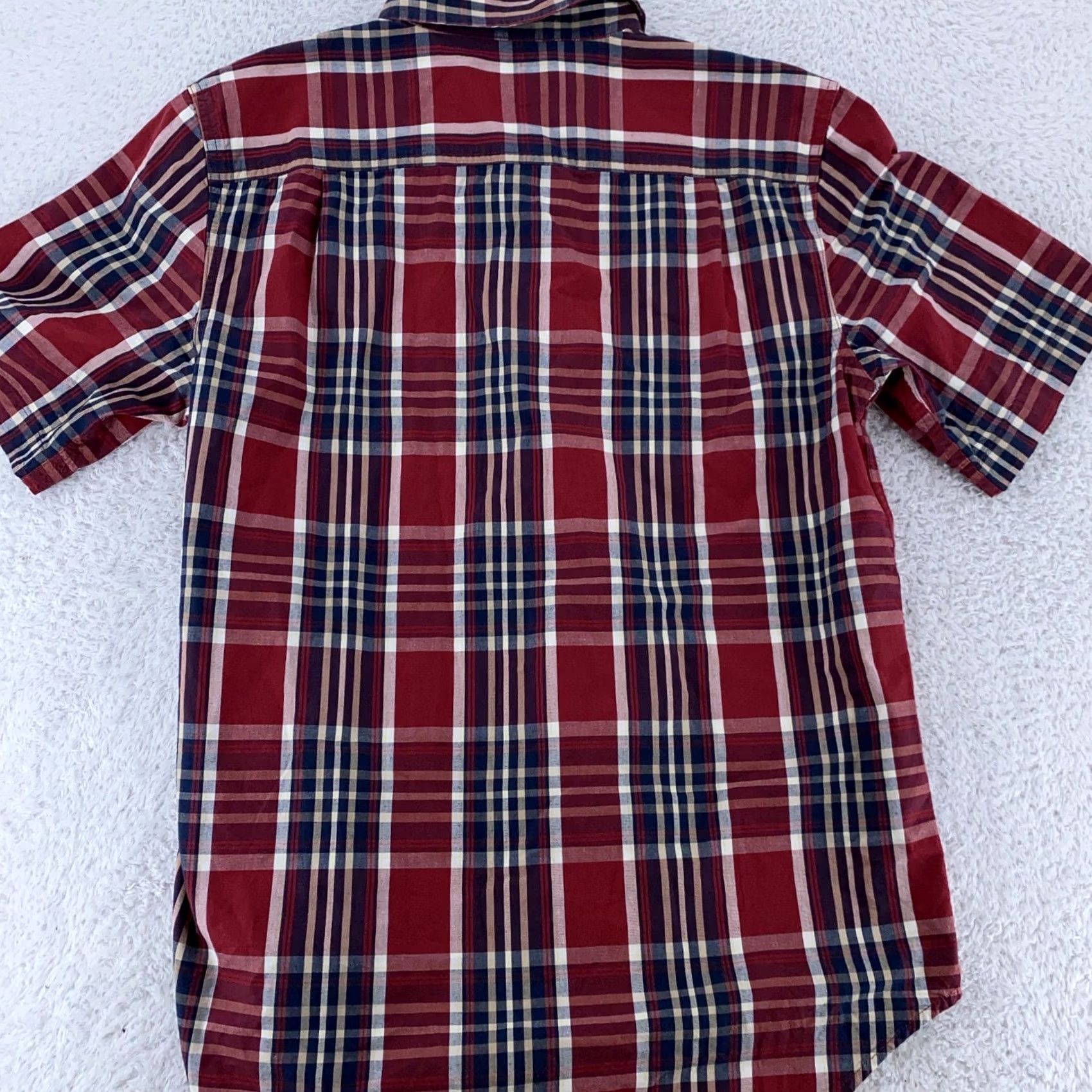 Carhartt Carhartt Shirt Mens M Red Plaid Button-Down Short Sleeve Relaxed Fit Button-Up Size US M / EU 48-50 / 2 - 5 Thumbnail