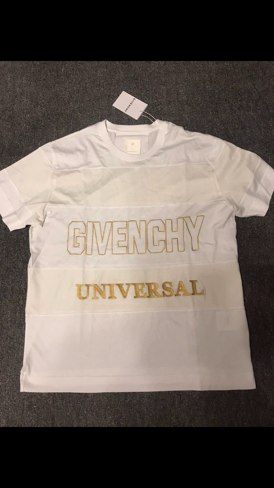 Givenchy Givenchy colorblock gold-embroidered short-sleeve tee L Size US L / EU 52-54 / 3 - 3 Thumbnail