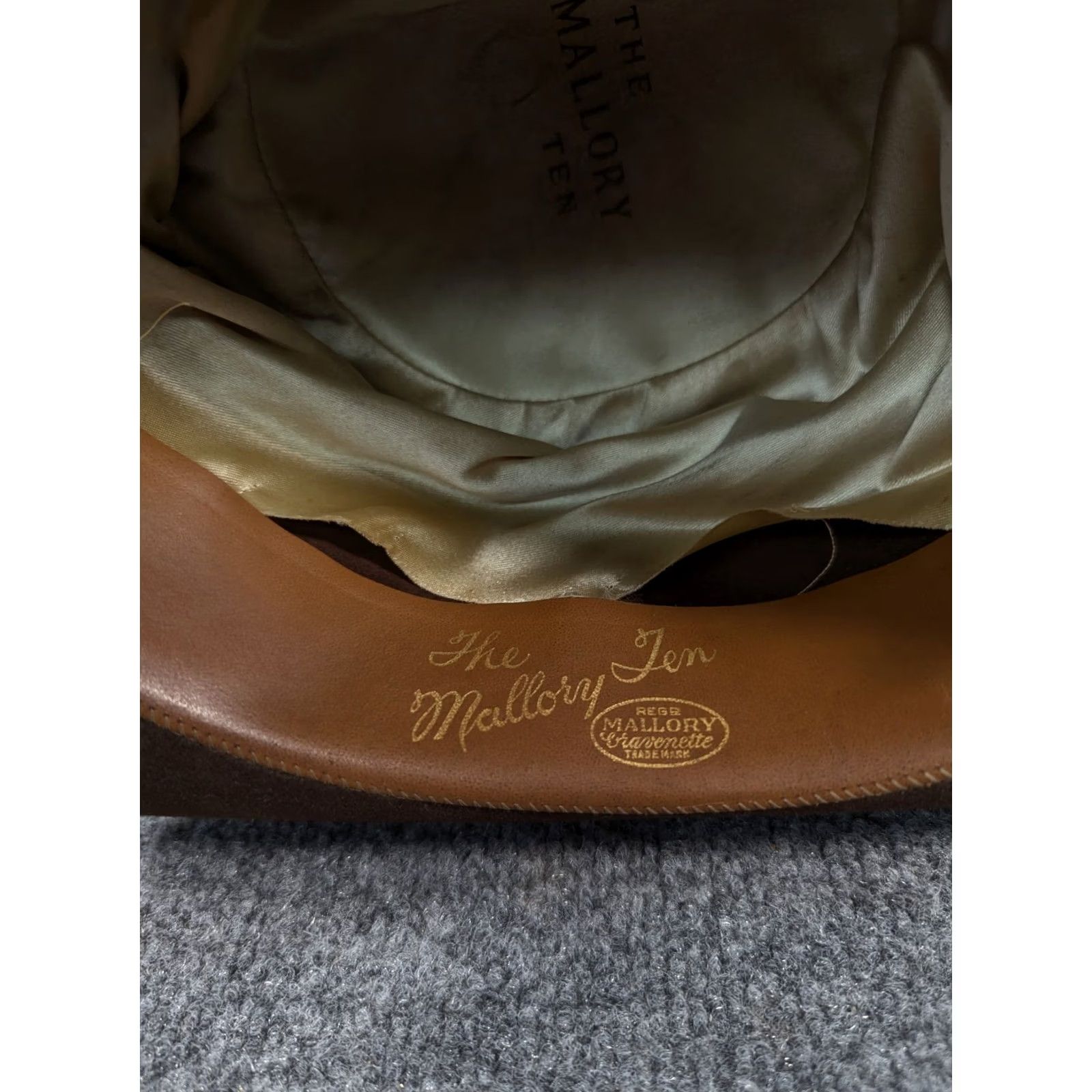 FELT Refinement: The Mallory Ten Vintage Felt Light Brown Tan Fedora Hat 6 3/4 is a is and It'S a style Size ONE SIZE - 6 Thumbnail