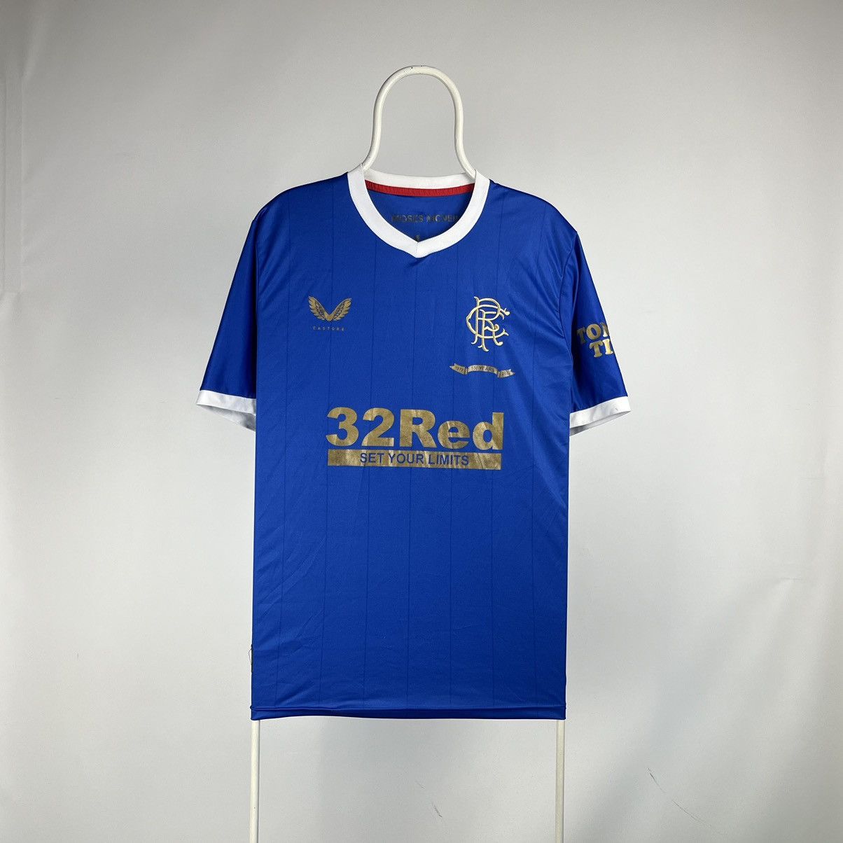 Castore GLASGOW RANGERS 2021/2022 HOME FOOTBALL SOCCER JERSEY CASTOR Size US XL / EU 56 / 4 - 1 Thumbnail