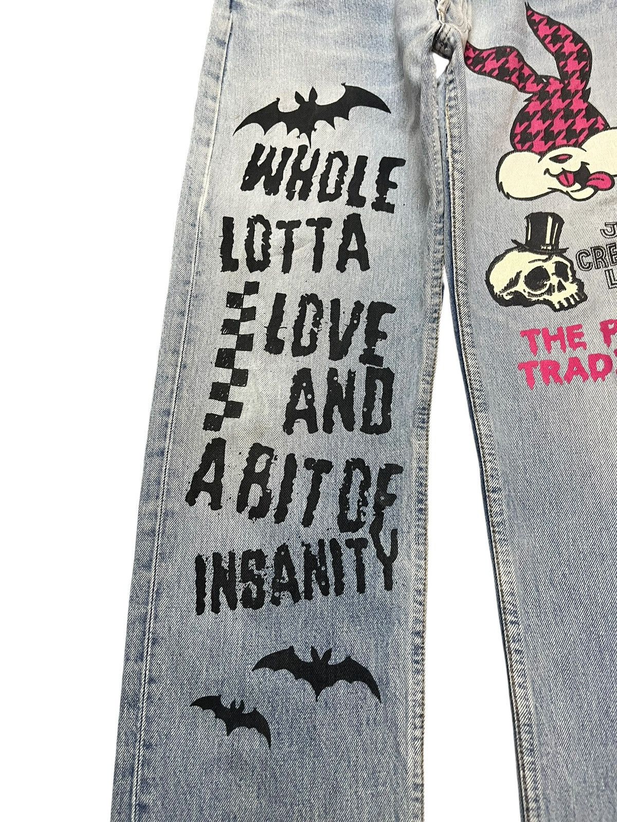 Levi's Vintage Clothing Vintage Levi’s 501 Looney Tunes Printed Denim Size US 31 - 5 Thumbnail