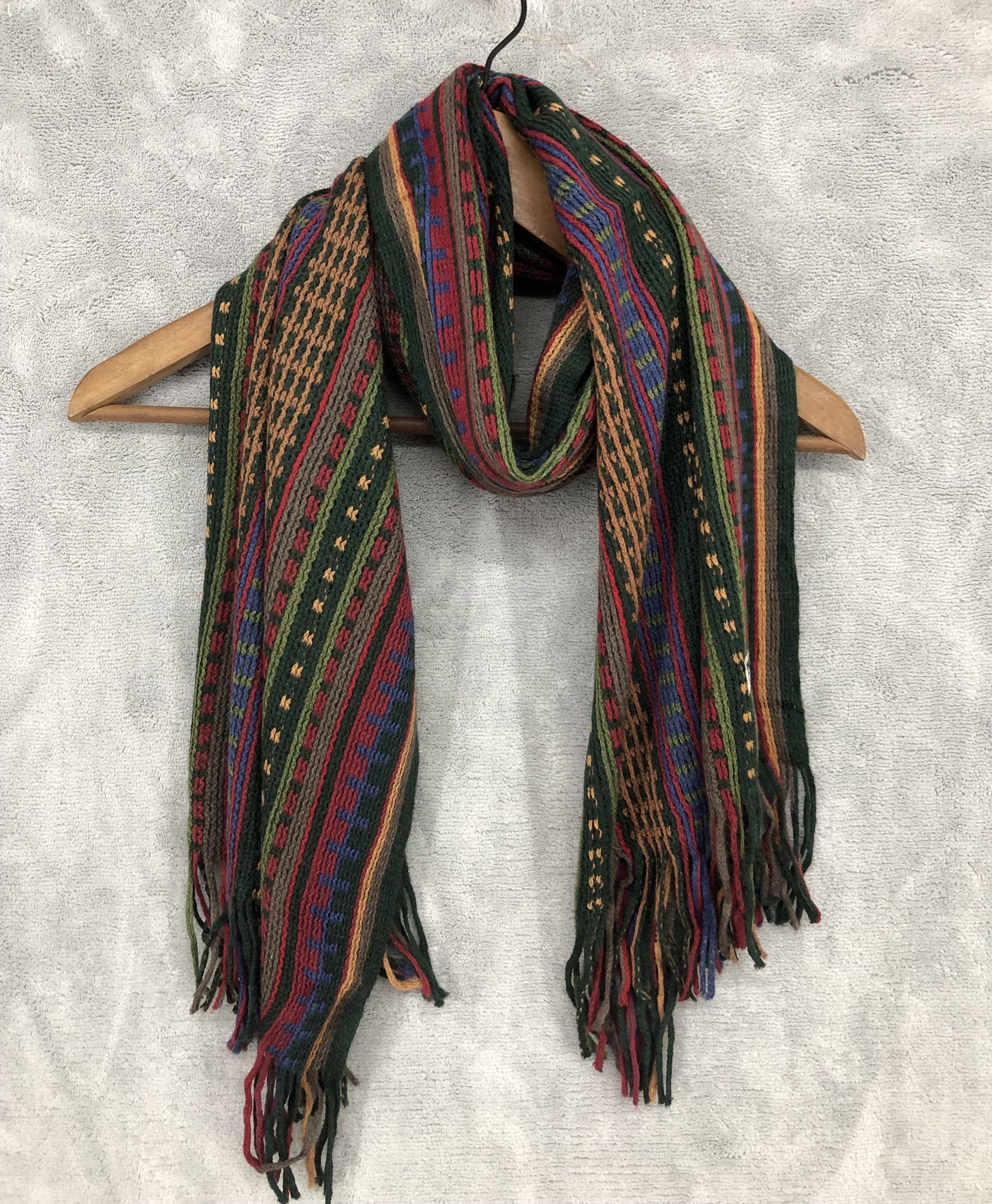 Japanese Brand × Vintage Vintage Omu Kawabe Scarf Muffler Neck Scarf Size ONE SIZE - 2 Thumbnail