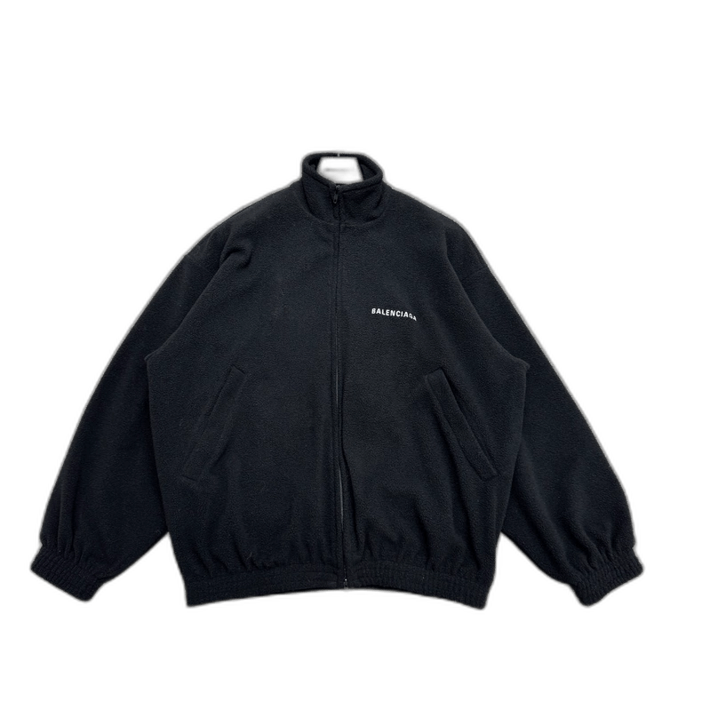Balenciaga Balenciaga Embroidered Fleece ZipUp Jacket-2505 Size US L / EU 52-54 / 3 - 1 Thumbnail