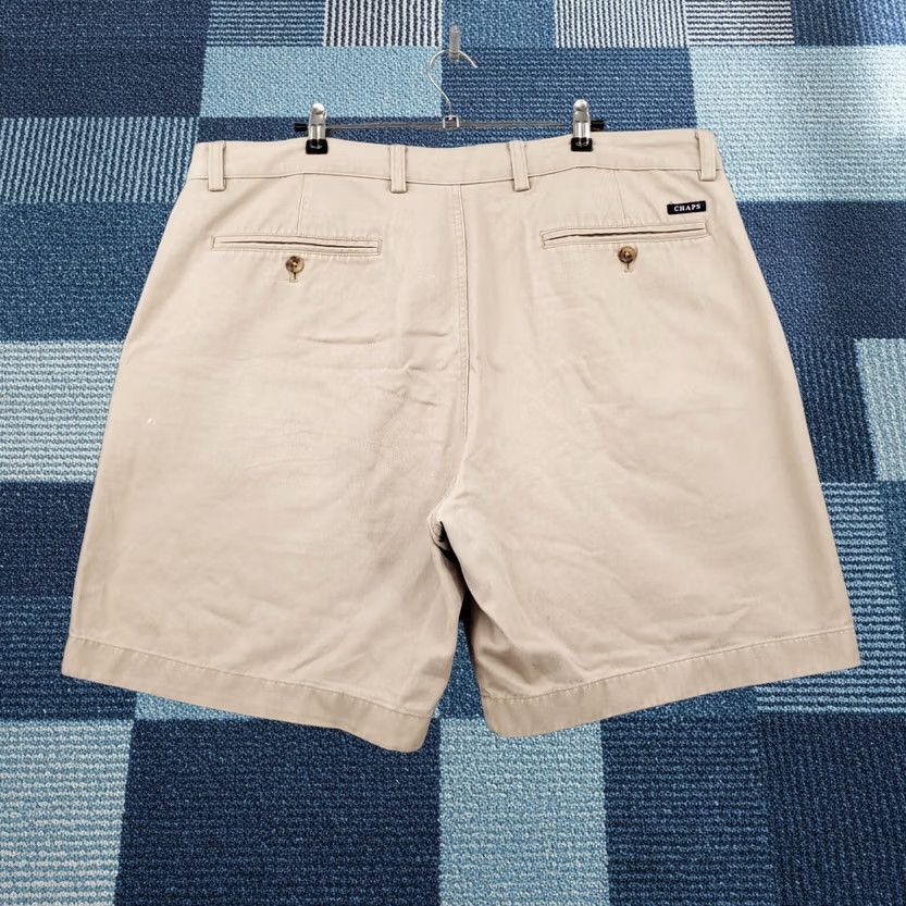 Chaps Chaps Shorts Mens 40 Beige Chino Mid Rise Flat Front Cotton Pockets Casual Size US 40 / EU 56 - 1 Thumbnail