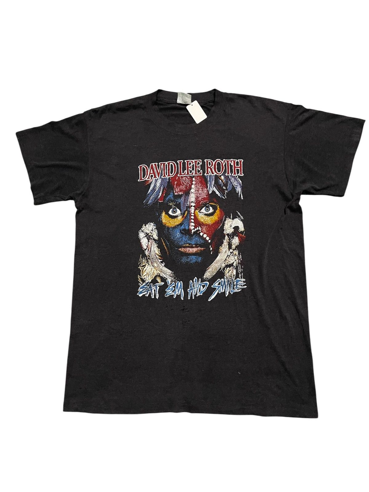 Band Tees Vintage David Lee Roth Shirt Size US XL / EU 56 / 4 - 1 Thumbnail