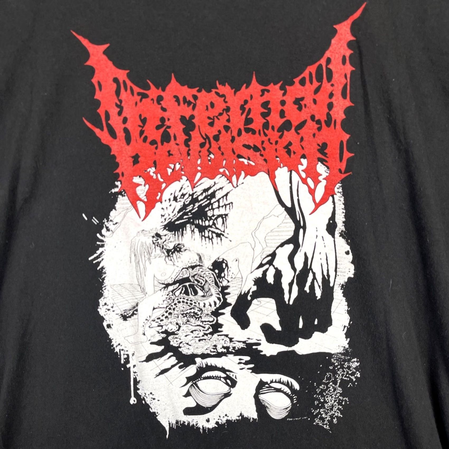 Hanes Infernal Revulsion Shirt Mens 2XL Black Dead But Breathing Death Metal Tokyo Hanes Shirt Mens T-Shirt Band Grunge Horror Metal 2XL Black Men Size US XXL / EU 58 / 5 - 4 Thumbnail
