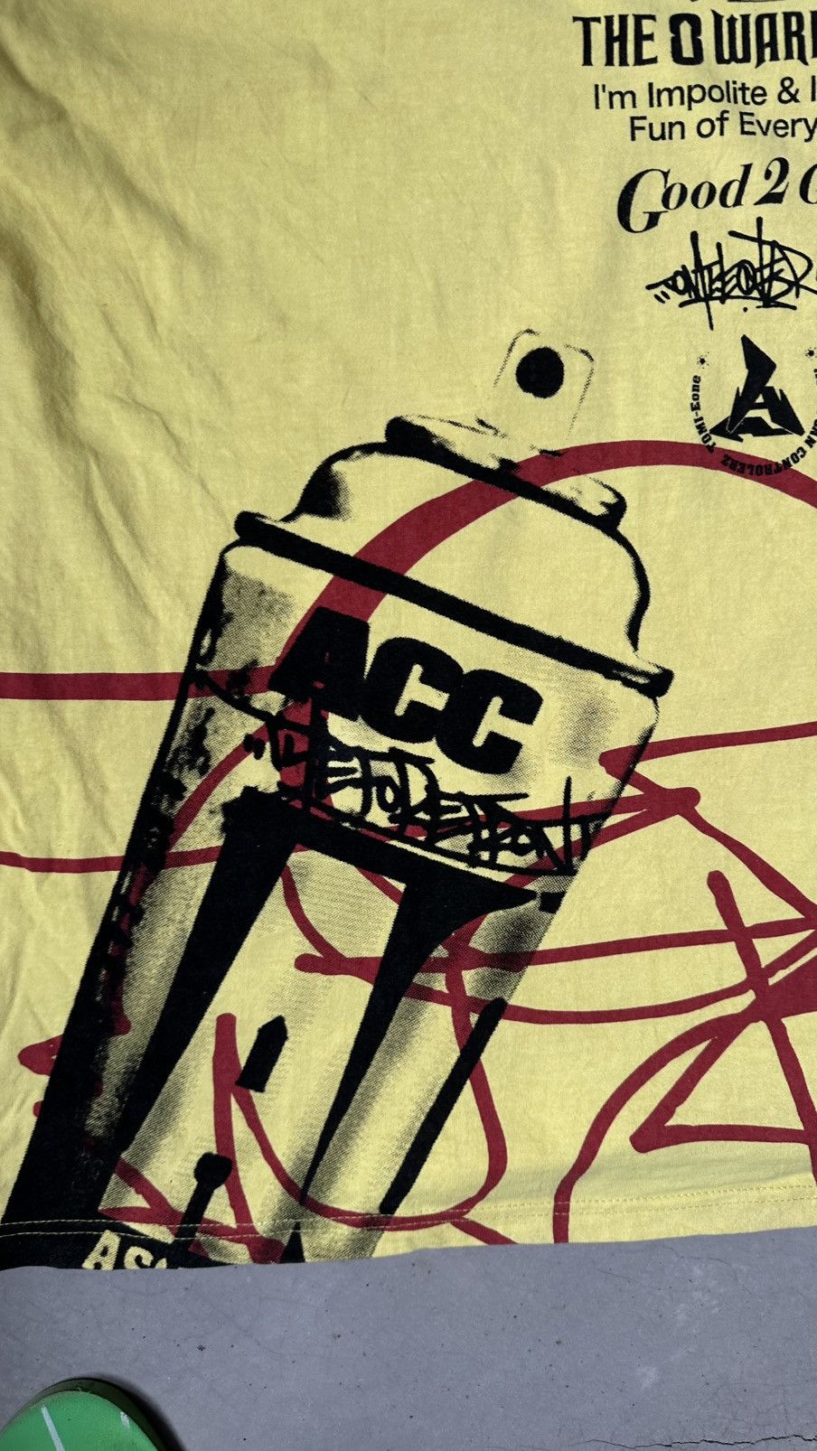 Japanese Brand VINTAGE Y2K ACC ASIAN CAN CONTROLLERZ GRAFFITI TEE Size US XXL / EU 58 / 5 - 11 Thumbnail