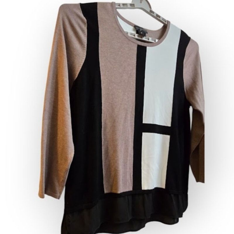 Other Investments II Colorblock Top 2X Women’s Size XXL / US 16-18 / IT 52-54 - 3 Thumbnail