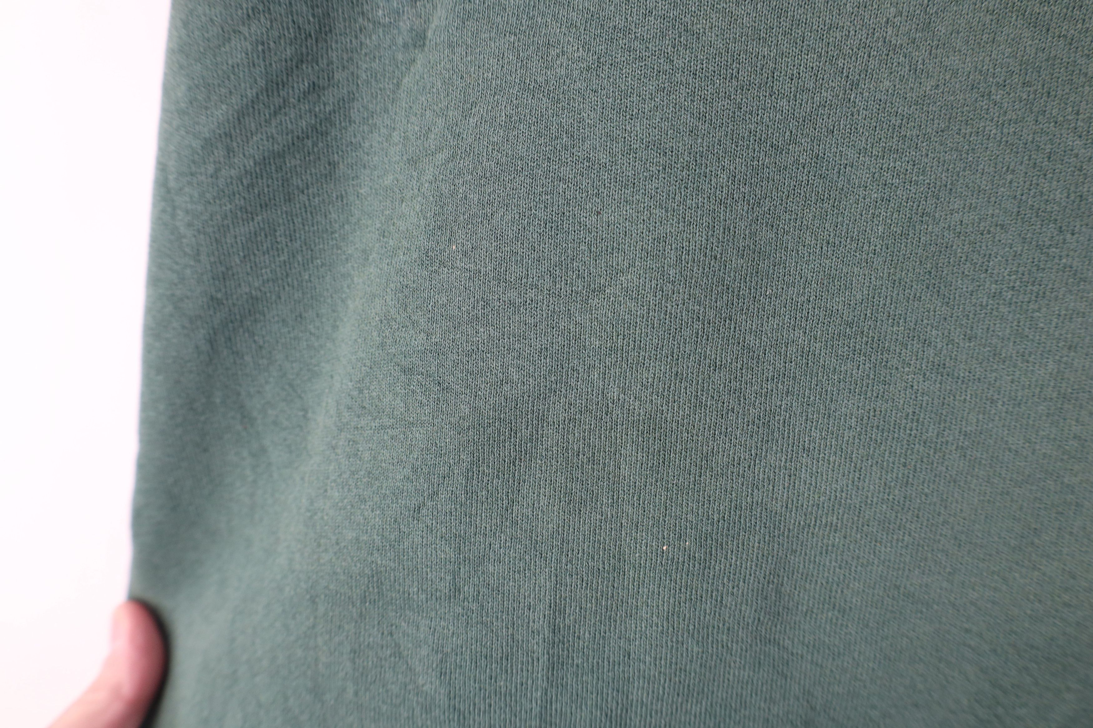 Vintage Vintage 90s Streetwear Sun Faded Crewneck Sweatshirt Green Size US XL / EU 56 / 4 - 8 Thumbnail