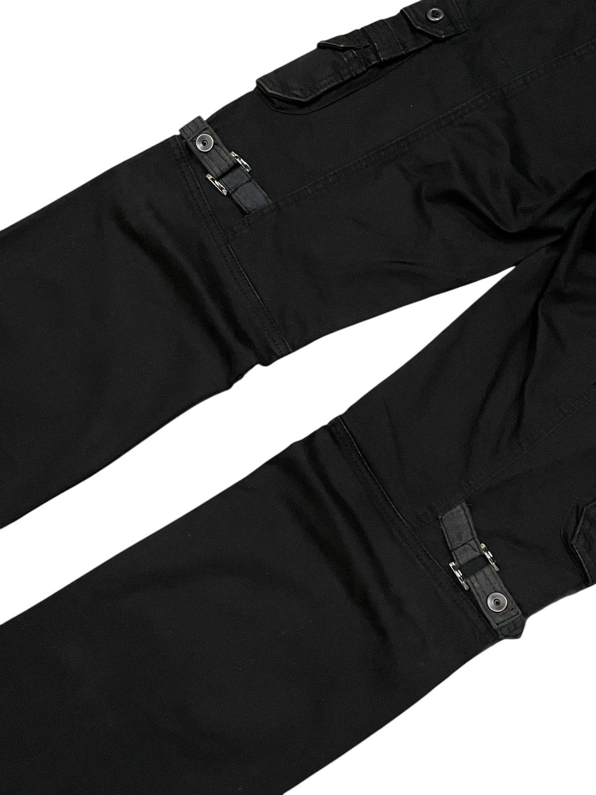 HIDEAWAYS × Japanese Brand × Tornado Mart Hideaways Nicole Bondage Paneled Flared Pants Size US 32 / EU 48 - 13 Thumbnail