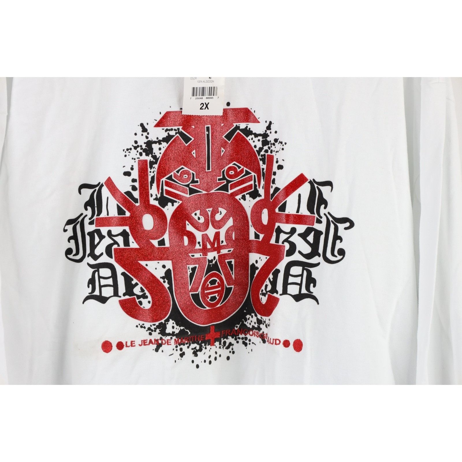 Marithe + Francois Girbaud × Vintage NOS Vintage 90s Marithe Francois Girbaud Long Sleeve T-Shirt Size US XXL / EU 58 / 5 - 3 Thumbnail