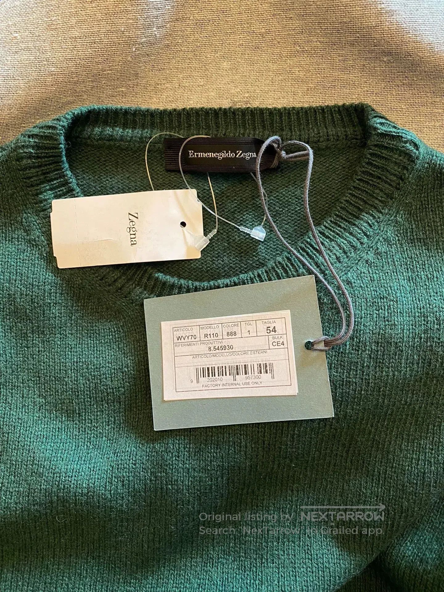 Ermenegildo Zegna ZEGNA EZ Yak Hair Sweater Coat. Size US L / EU 52-54 / 3 - 4 Thumbnail