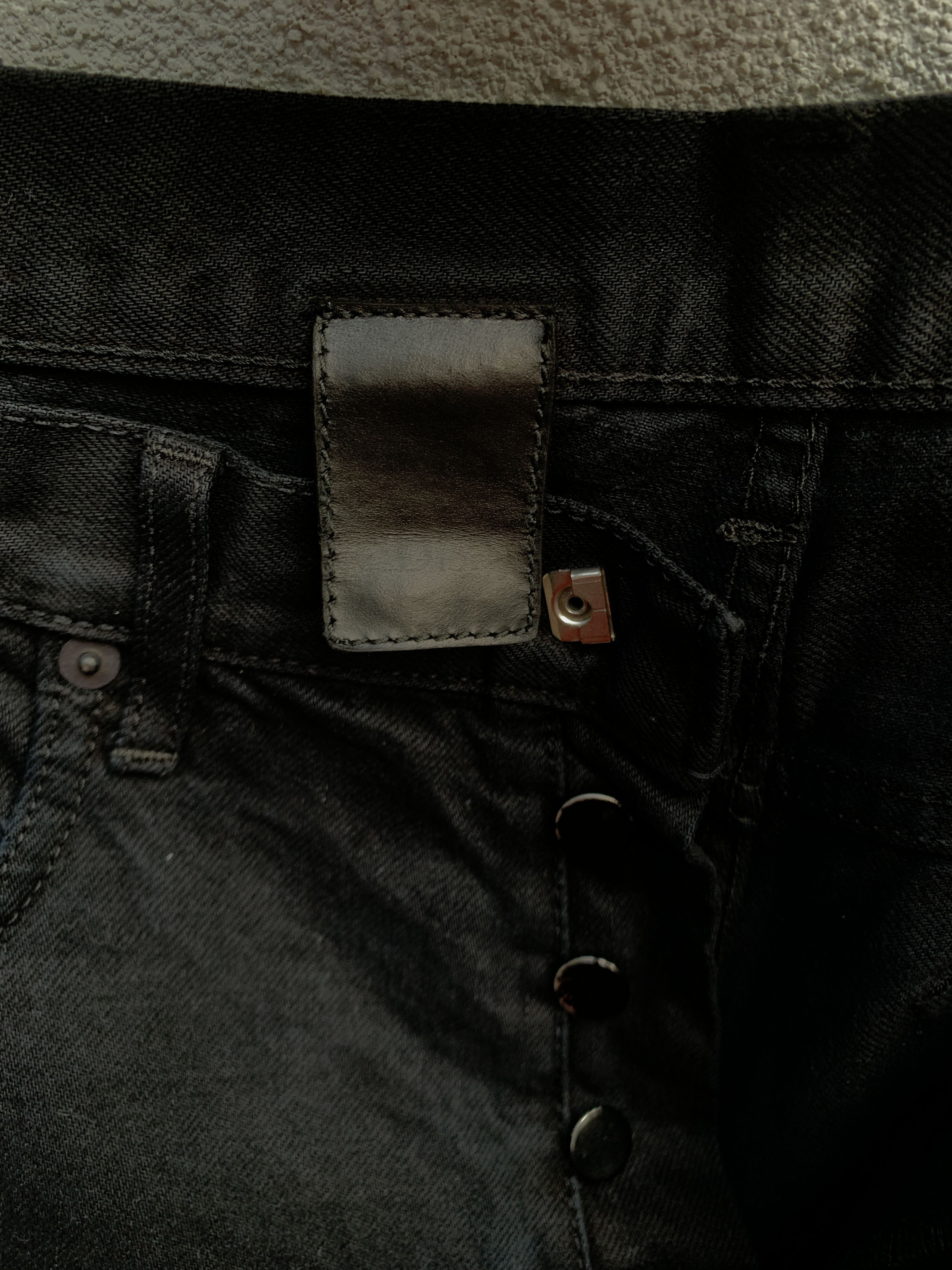 Dior × Hedi Slimane Dior Black Jeans Size US 32 / EU 48 - 6 Thumbnail