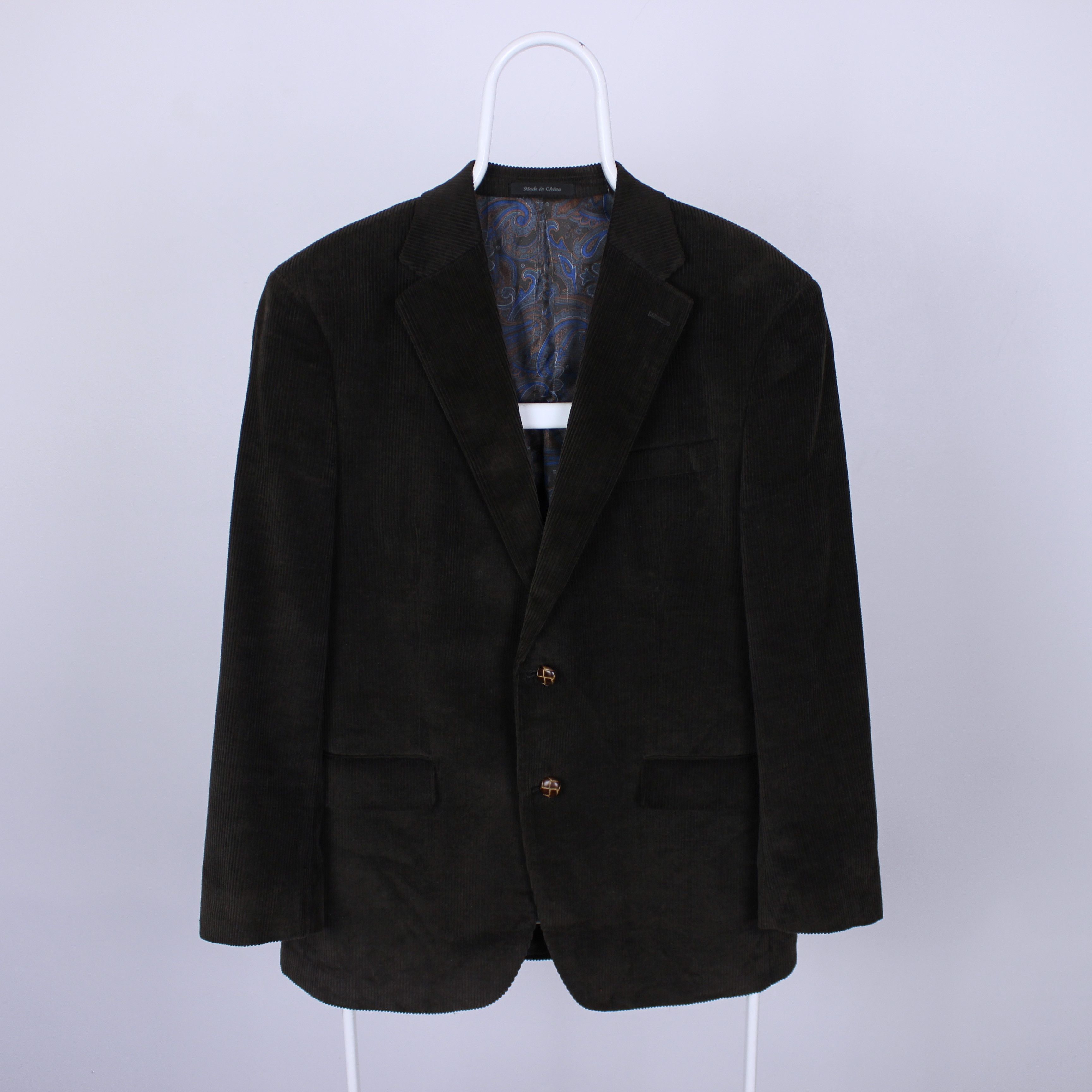 Polo Ralph Lauren Polo Ralph Lauren blazer brown velvet 40R M L Size 40R - 2 Thumbnail