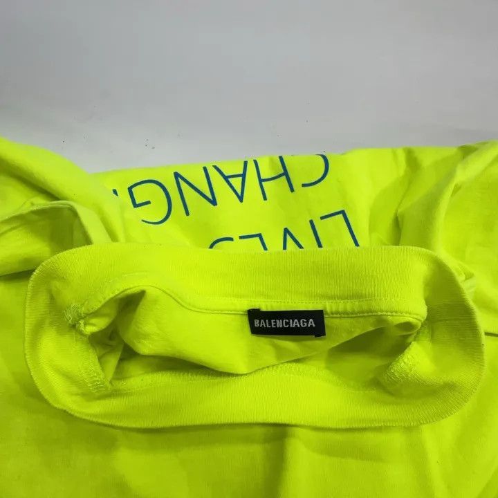 Balenciaga Balenciaga Balenciaga Logo Print Round Neck TShirt -2507 Size US M / EU 48-50 / 2 - 5 Thumbnail