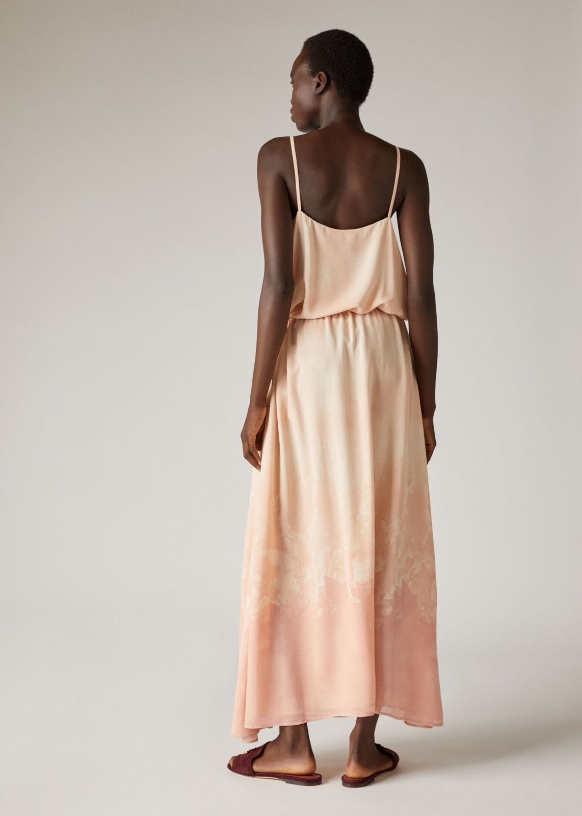 Loro Piana o1srvl11e0824 Aleesha Seaside Maxi Dress in Pink Size XL / US 12-14 / IT 48-50 - 3 Thumbnail